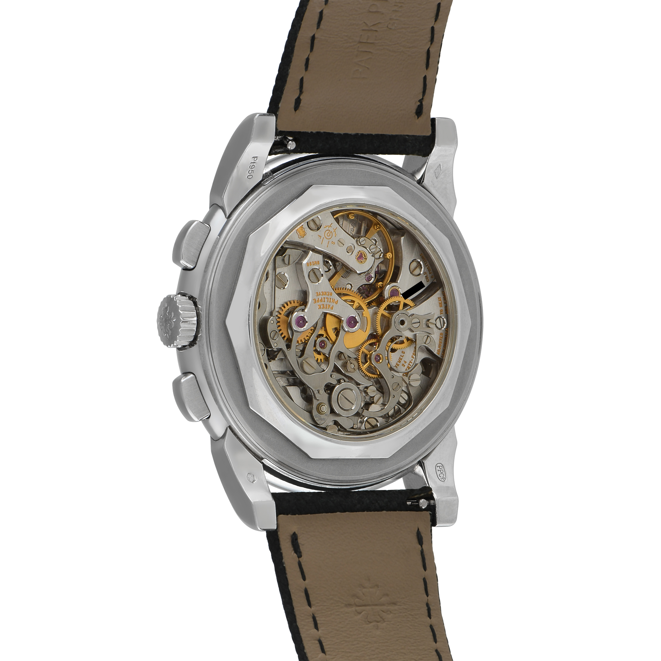 Patek Philippe Perpetual Calendar Chronograph Platinum Watch 5970P-001 - Image 3