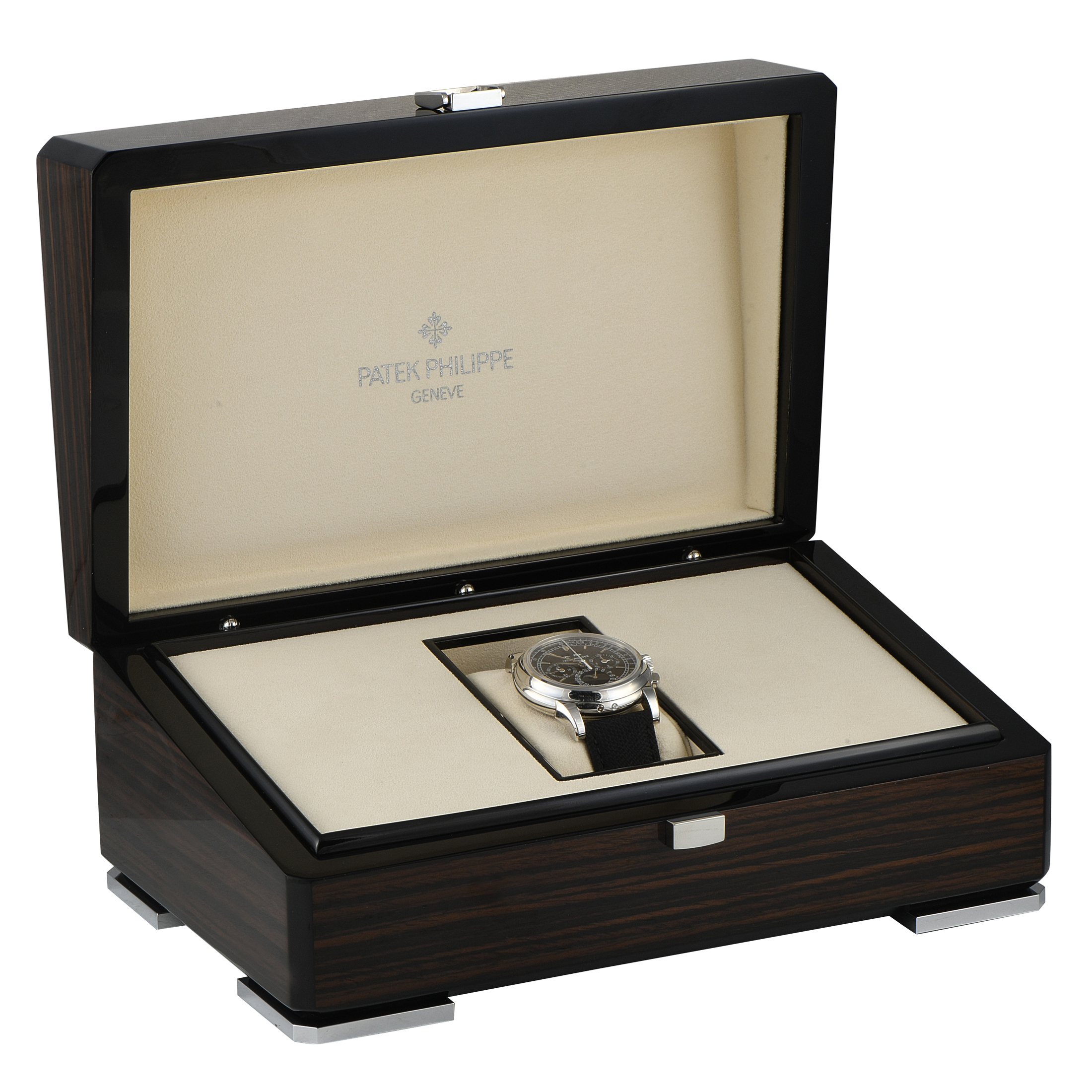 Patek Philippe Perpetual Calendar Chronograph Platinum Watch 5970P-001 - Image 5