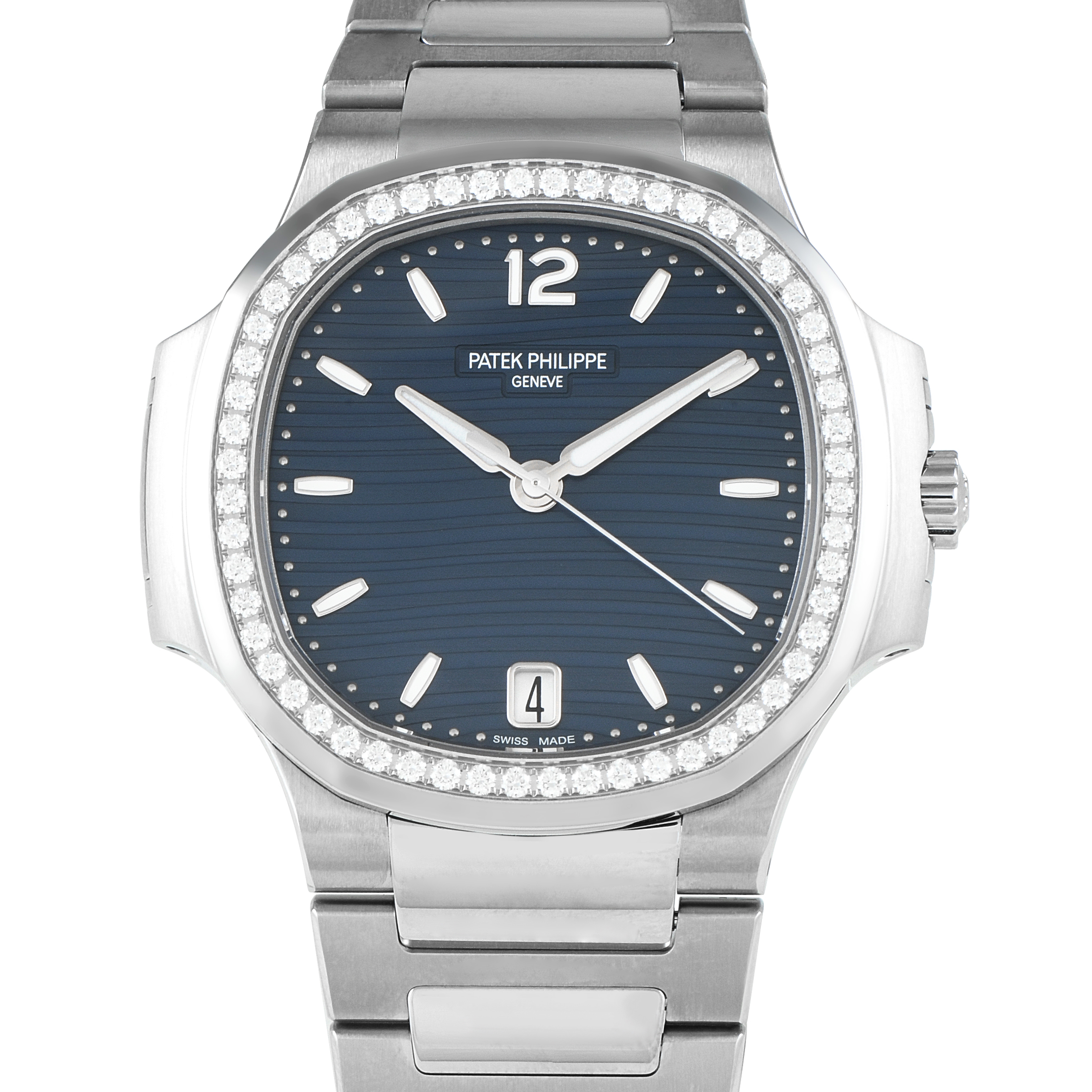 Patek Philippe Nautilus Diamond Bezel Ladies Watch 7118/1200A-001