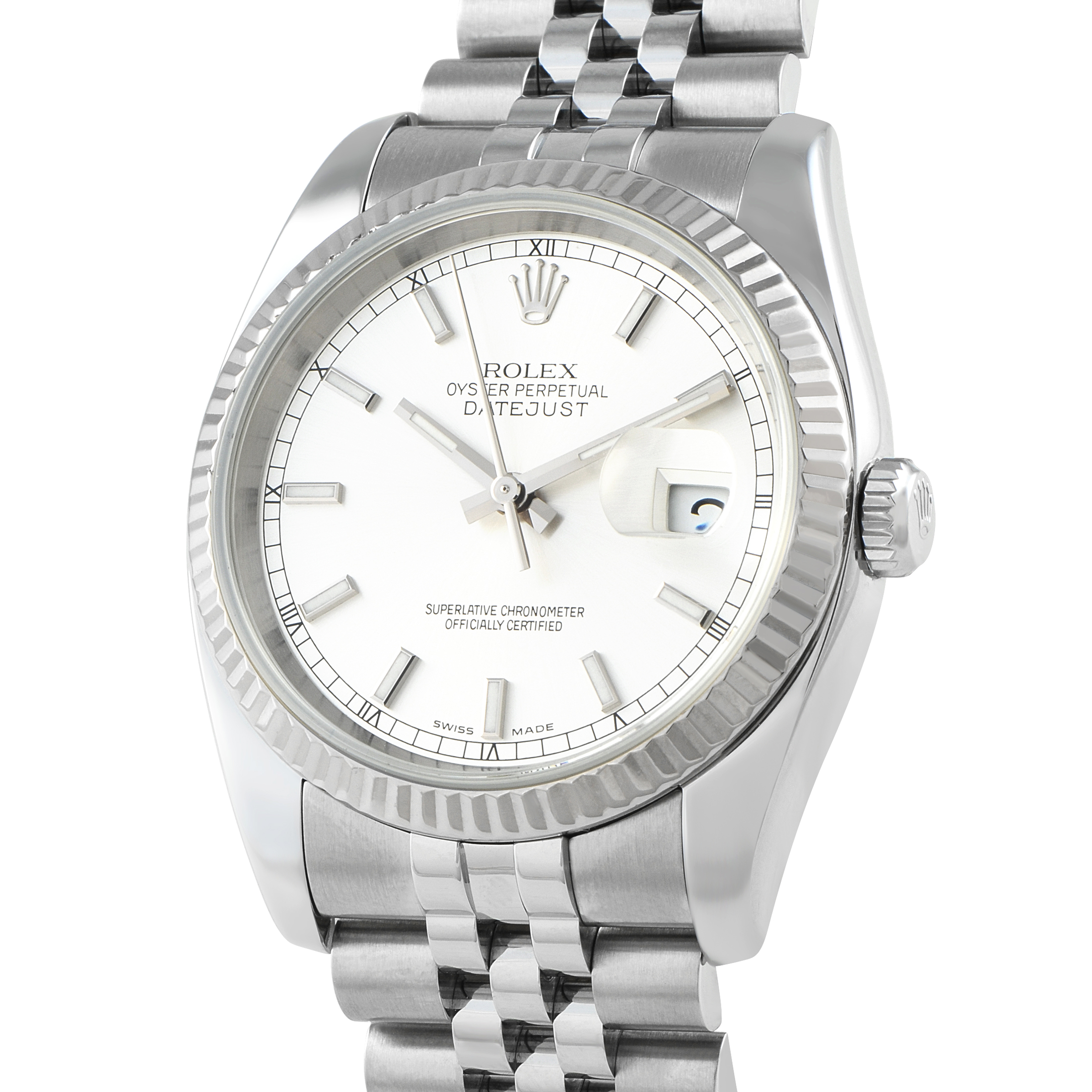 Rolex Datejust 36 Silver Dial Steel Jubilee Watch 116234 - Image 2