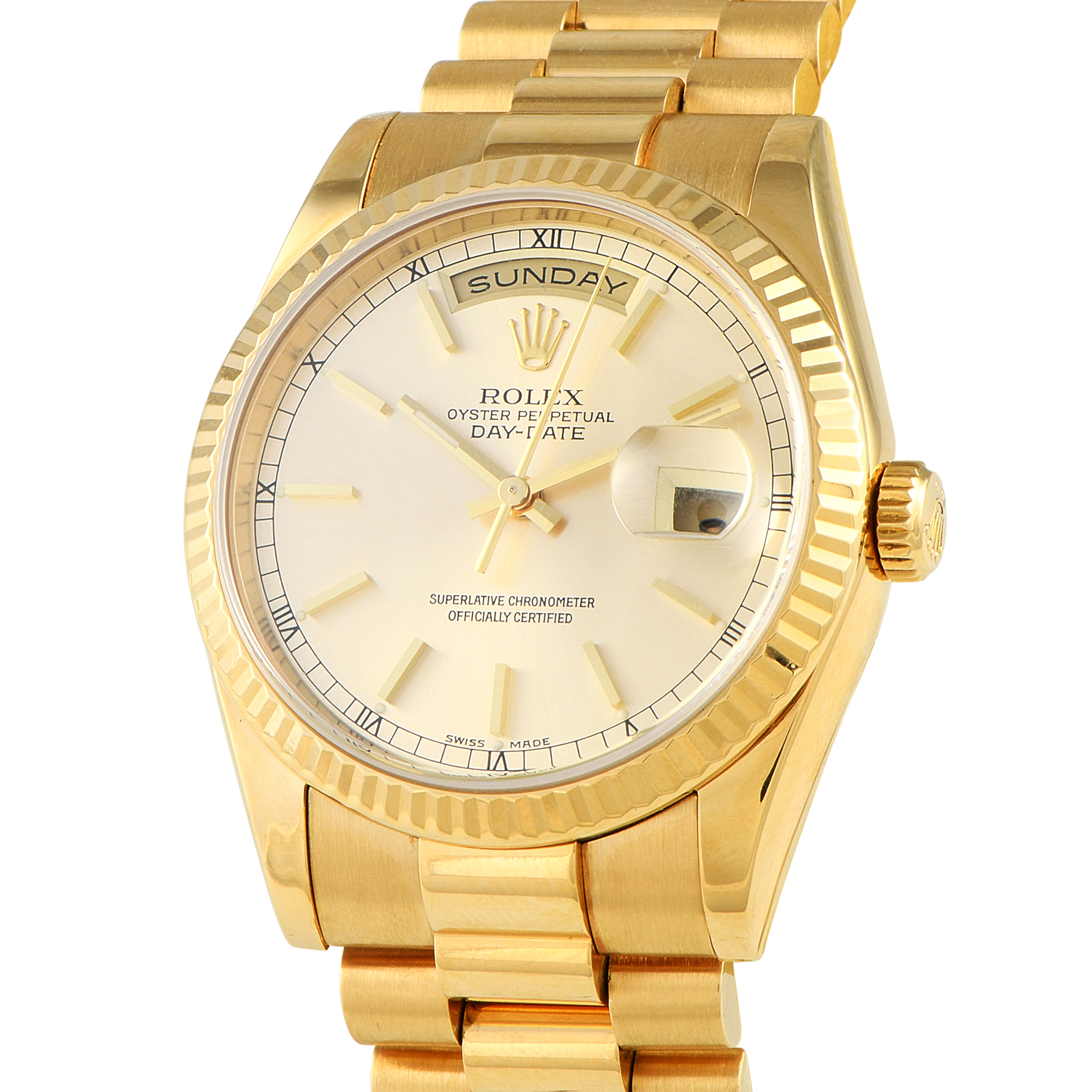 Rolex Day-Date Yellow Gold President Watch 118238 - Image 2