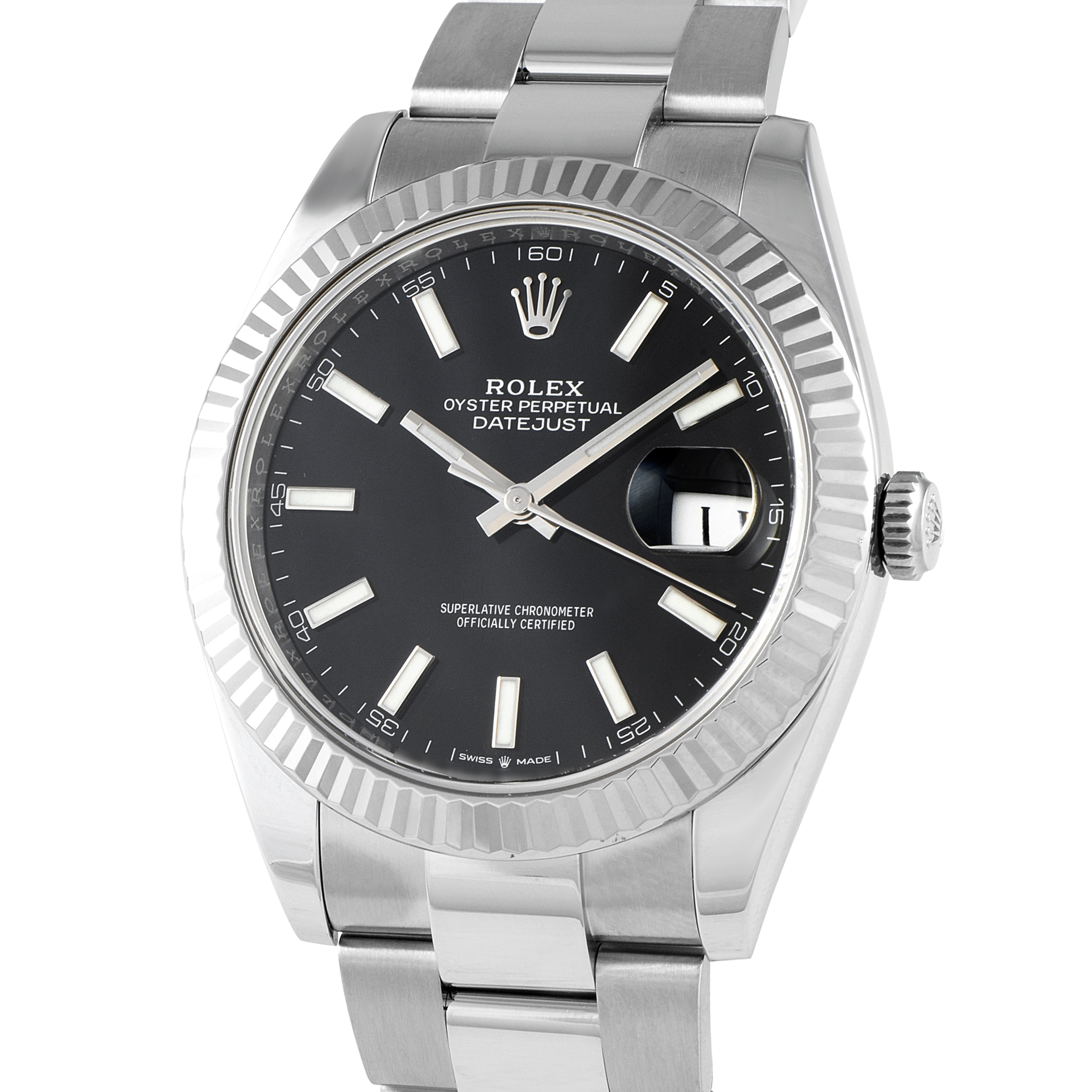 Rolex Datejust 41 Black Dial Oystersteel Oyster Watch 126334 - Image 2