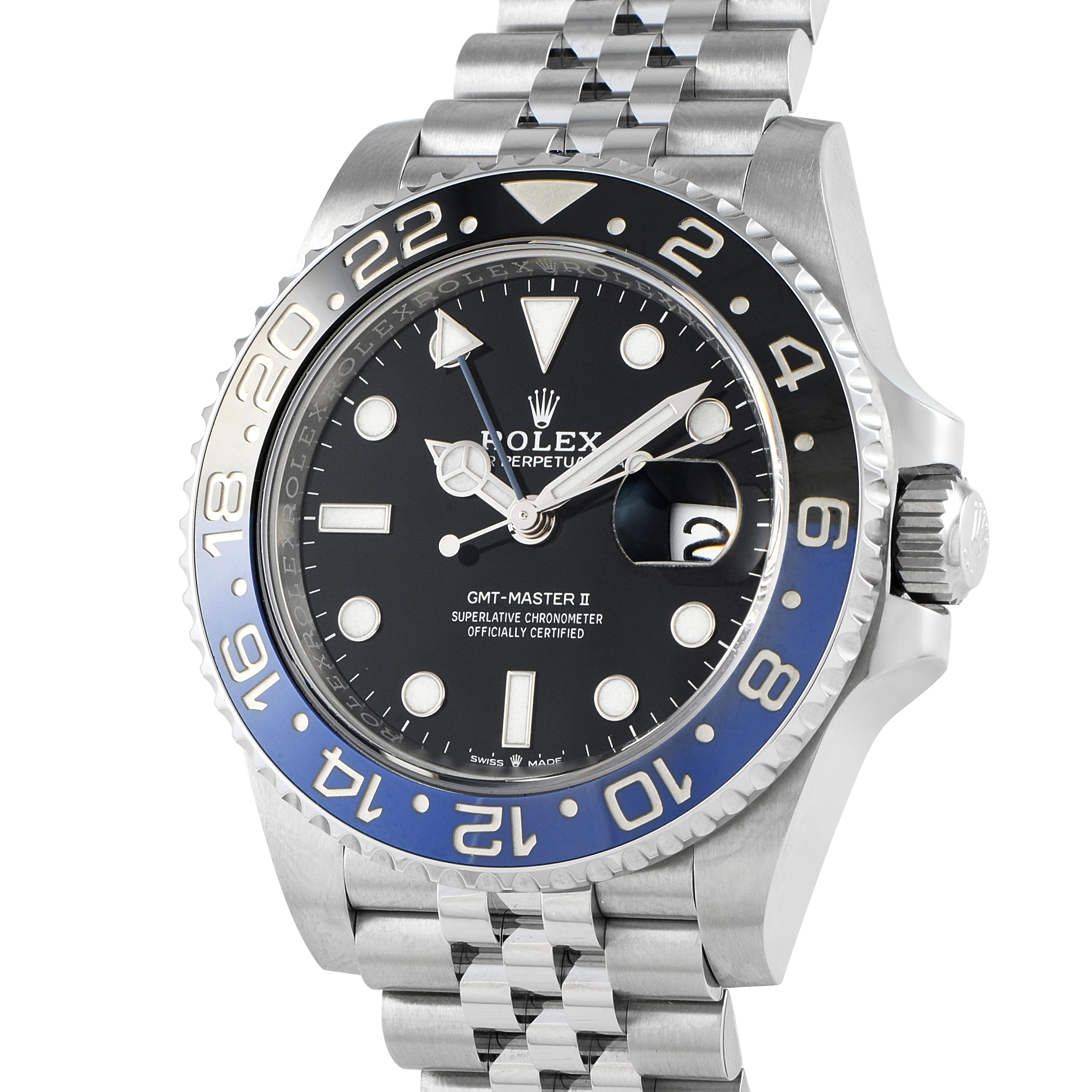 Rolex GMT-Master II Batgirl Jubilee Watch 126710BLNR - Image 2