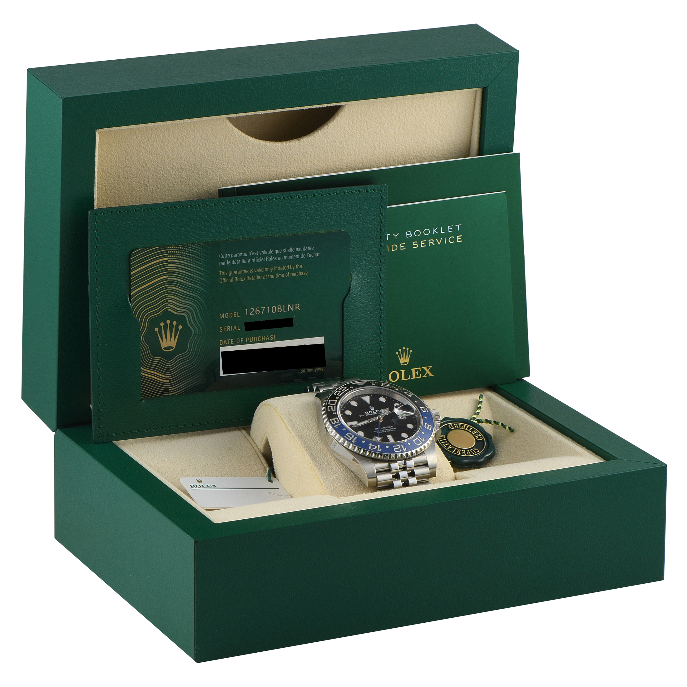 Rolex GMT-Master II Batgirl Jubilee Watch 126710BLNR - Image 5