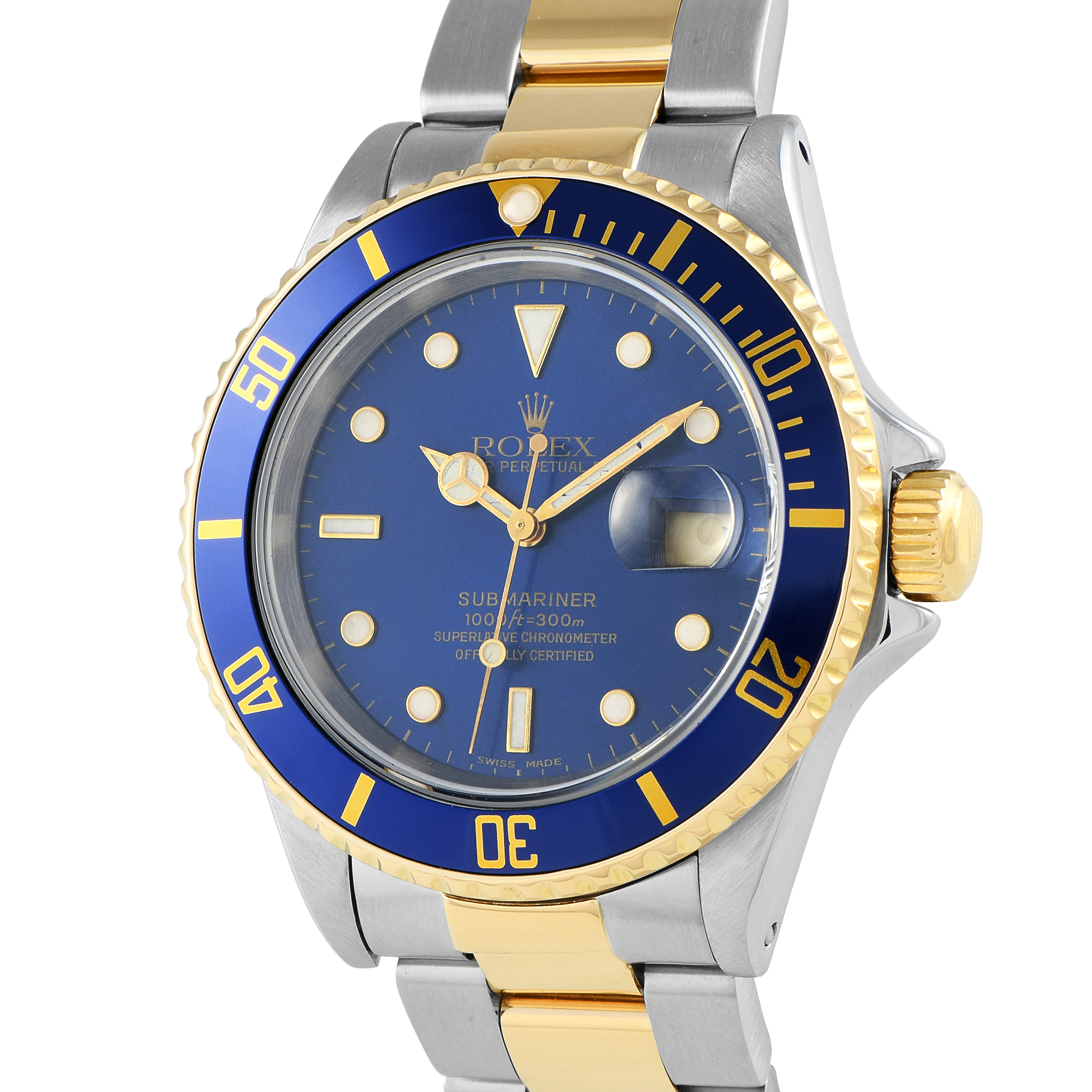 Rolex Submariner Date Two-Tone Oyster Watch 16613LB - Image 2