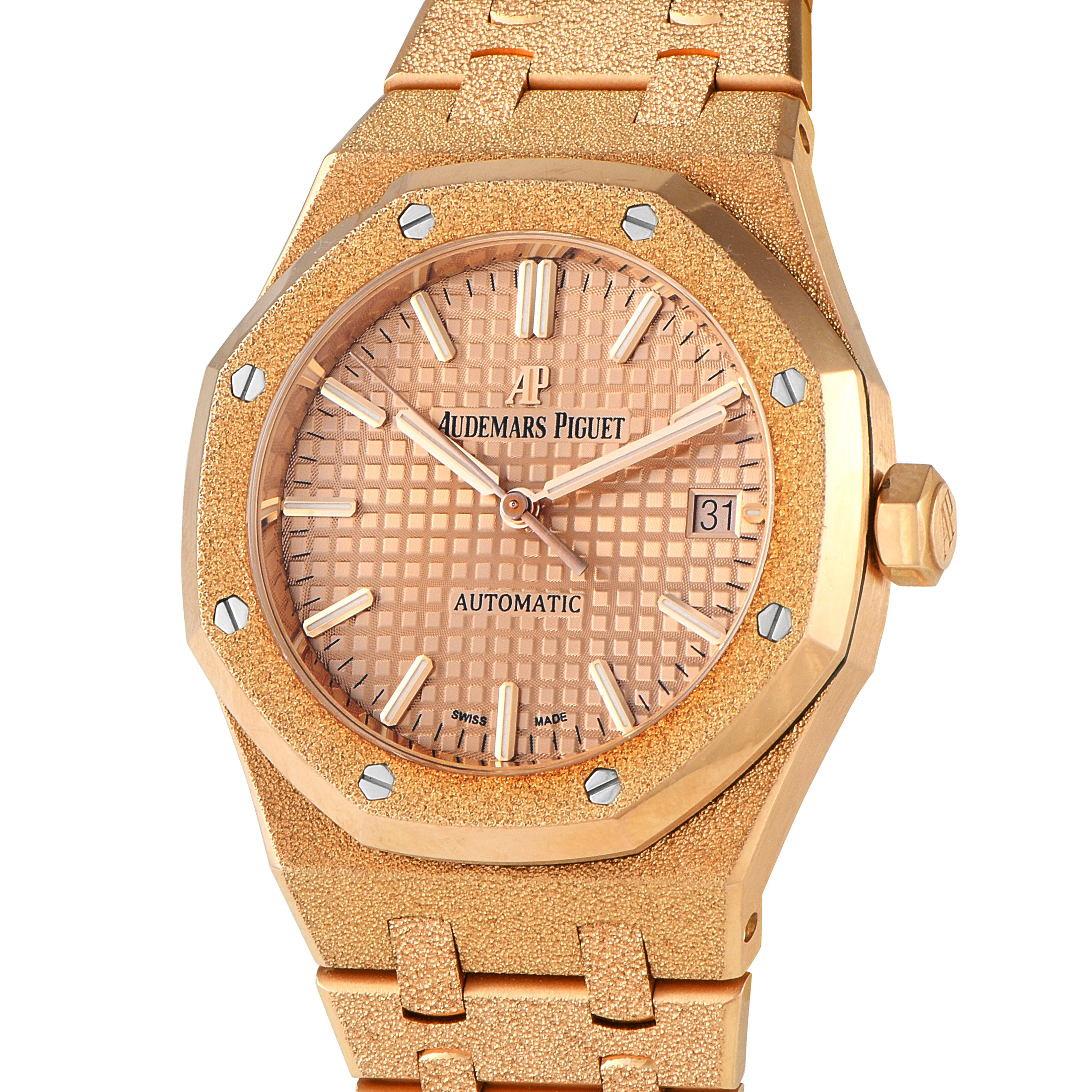 Audemars Piguet Royal Oak Frosted Rose Gold Watch 15454OR.GG.1259OR.03 - Image 2