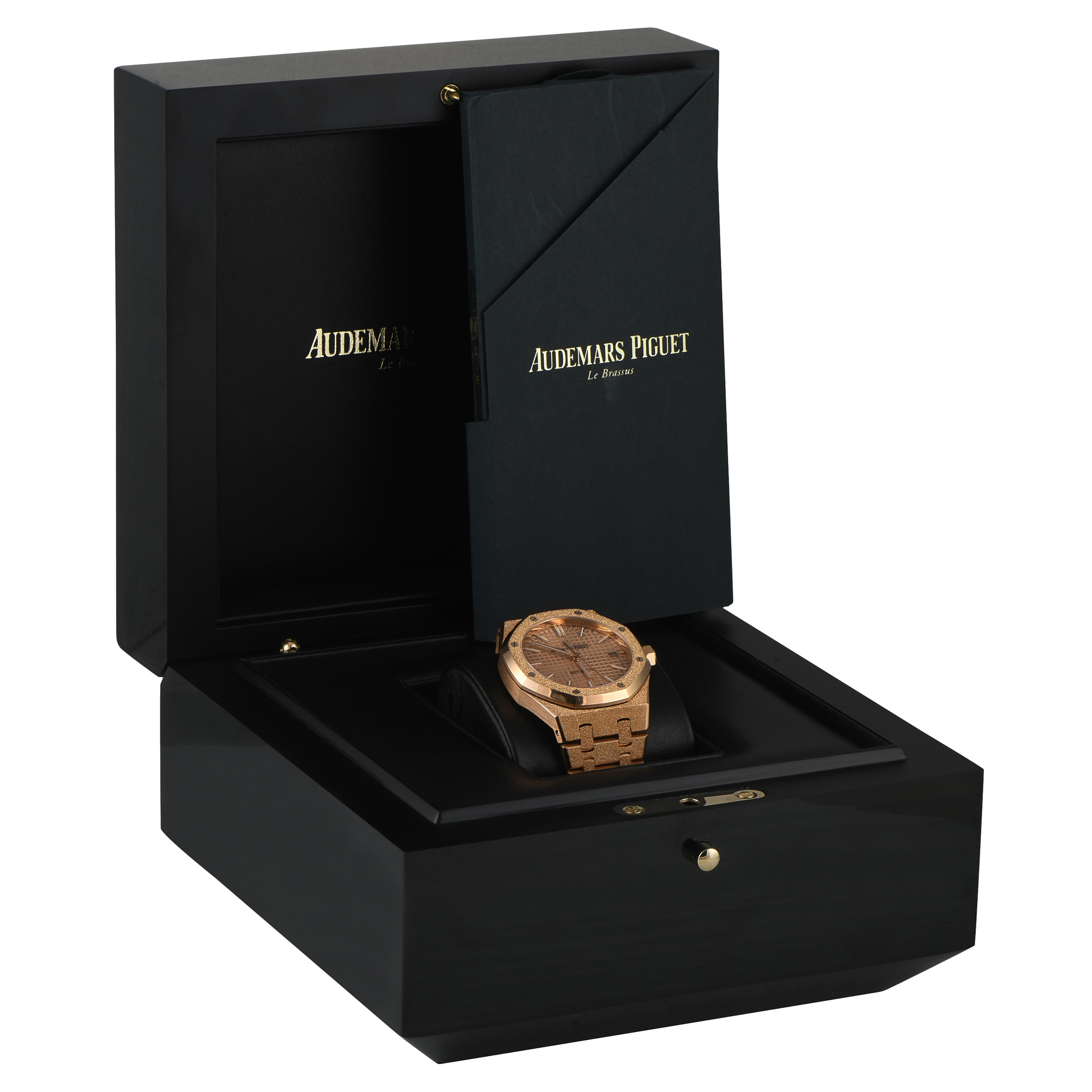 Audemars Piguet Royal Oak Frosted Rose Gold Watch 15454OR.GG.1259OR.03 - Image 5