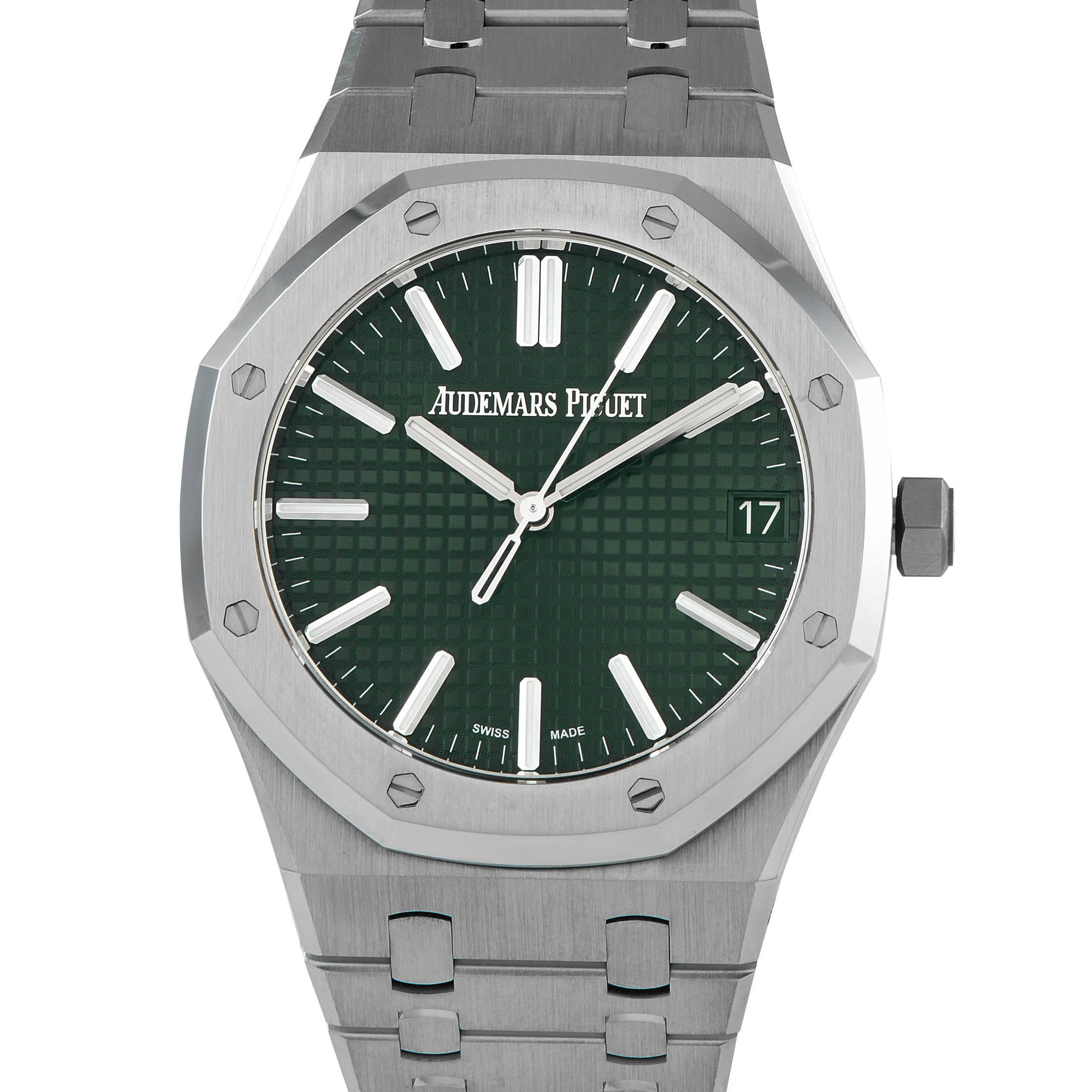 Audemars Piguet Royal Oak Khaki Dial Steel Watch 15510ST.OO.1320ST.09