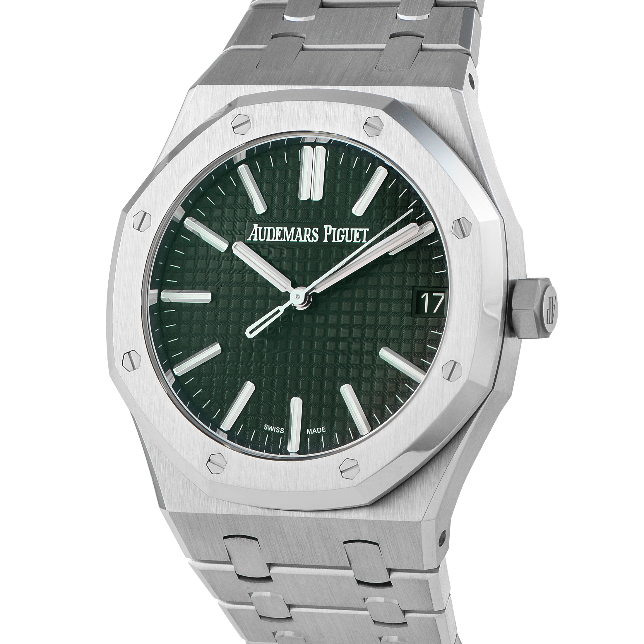 Audemars Piguet Royal Oak Khaki Dial Steel Watch 15510ST.OO.1320ST.09 - Image 2