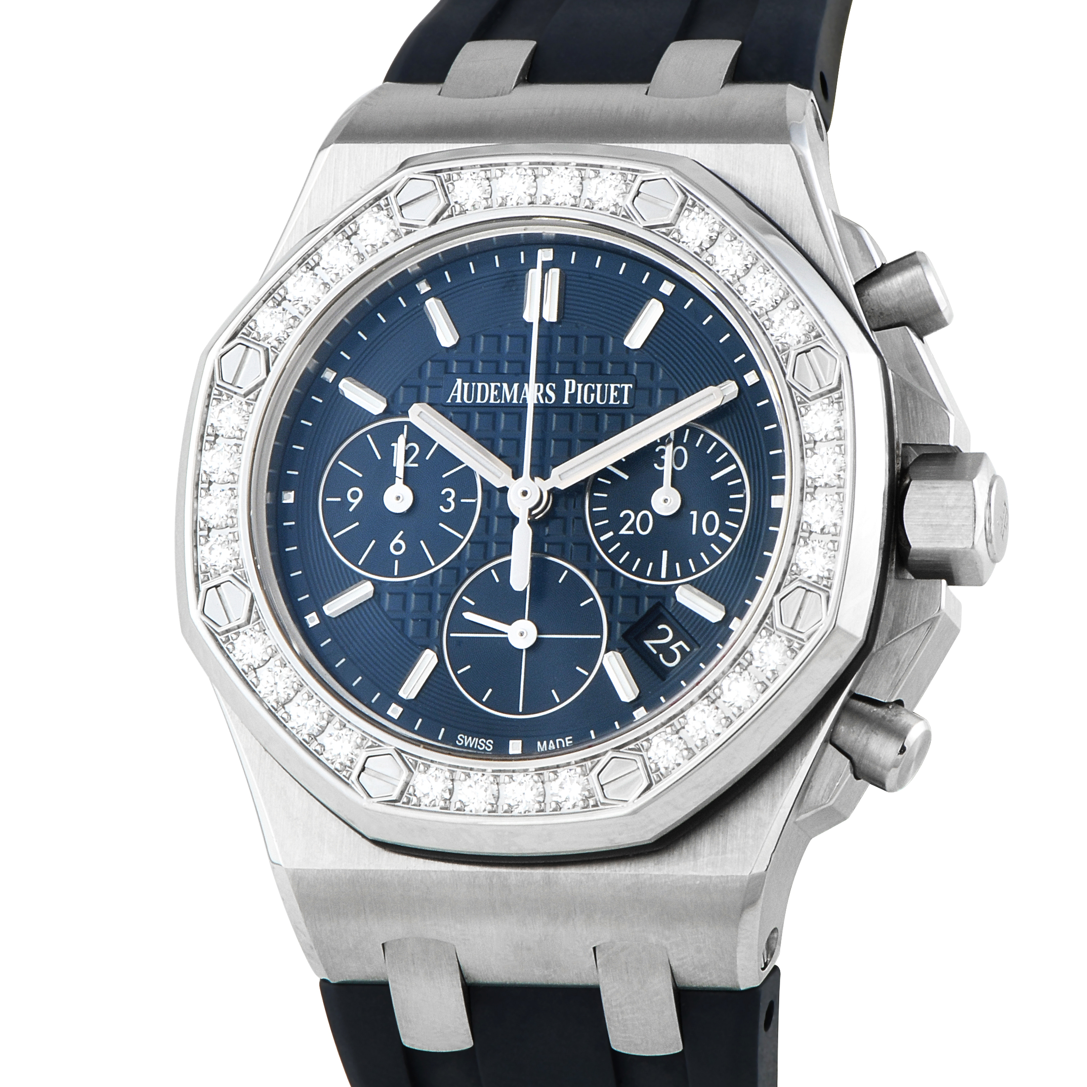 Audemars Piguet Royal Oak Offshore Lady Tapisserie Blue Dial Steel Watch 26231ST.ZZ.D027CA.01 - Image 2