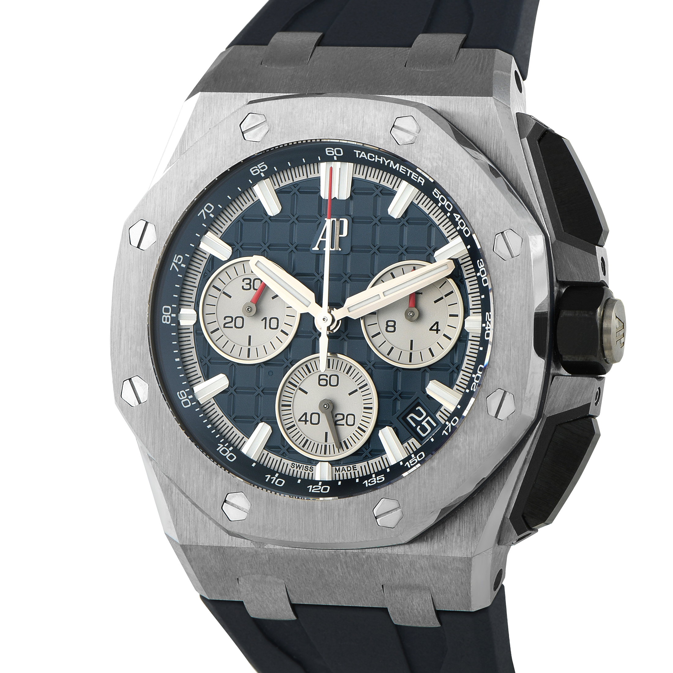 Audemars Piguet Royal Oak Offshore Blue Dial Titanium Watch 26420TI.OO.A027CA.01 - Image 2