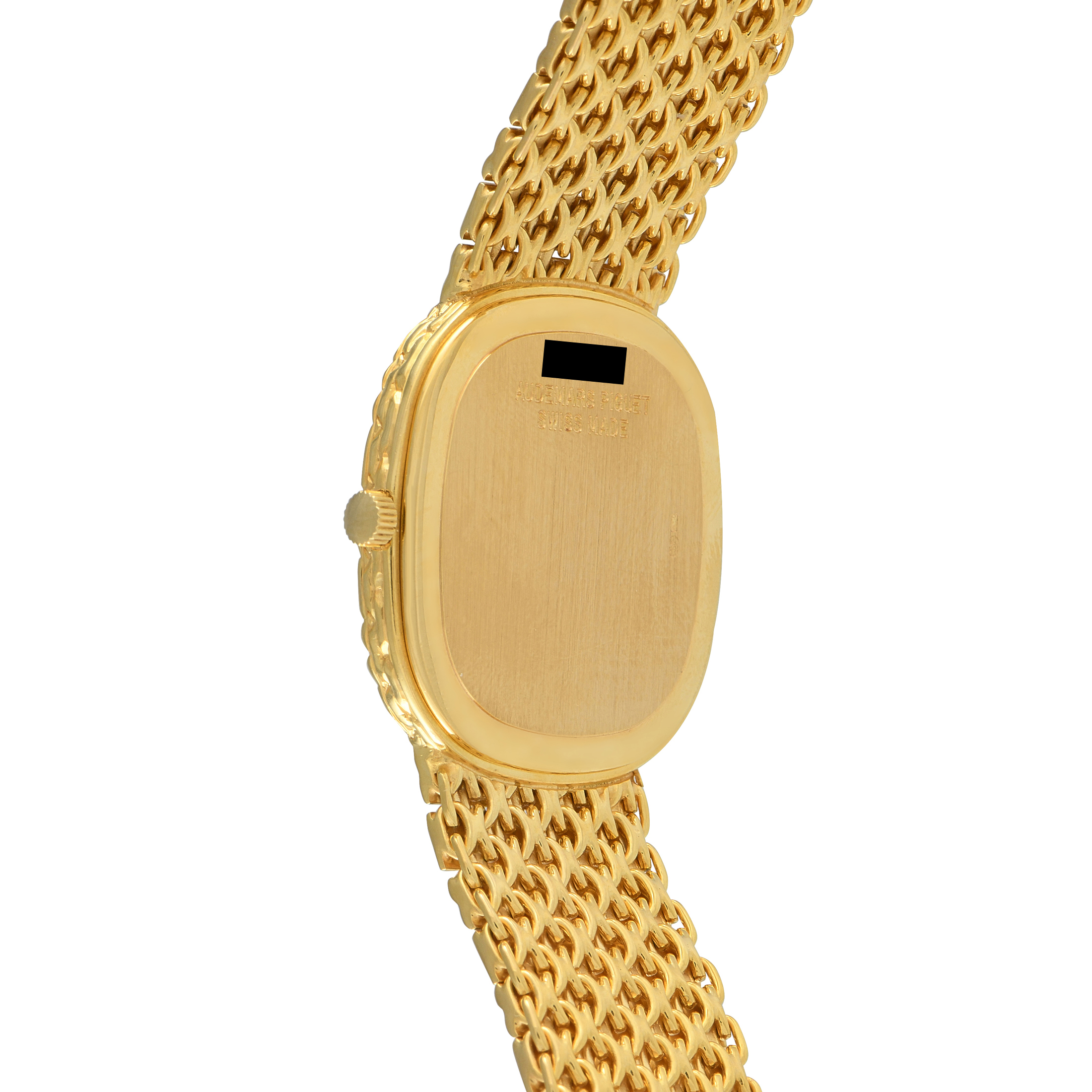 Audemars Piguet Aventurine Dial Yellow Gold Watch Gold Bamboo - Image 3