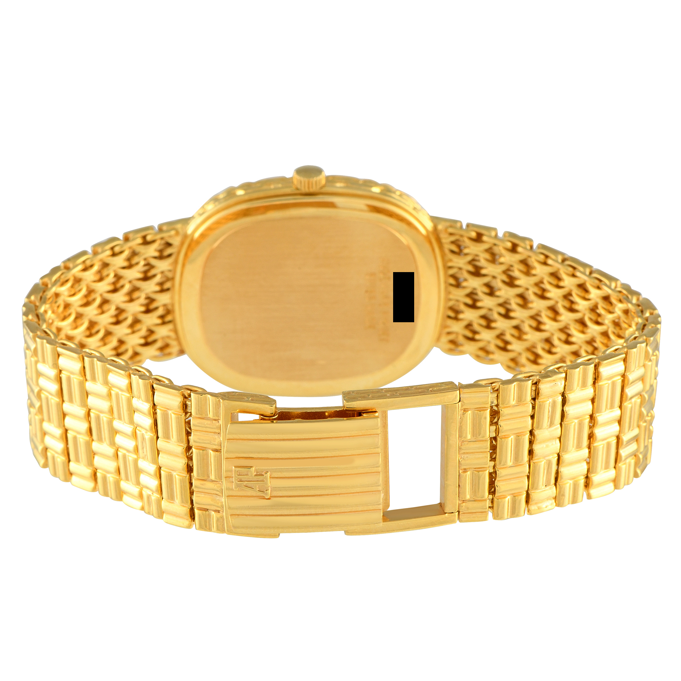 Audemars Piguet Aventurine Dial Yellow Gold Watch Gold Bamboo - Image 4