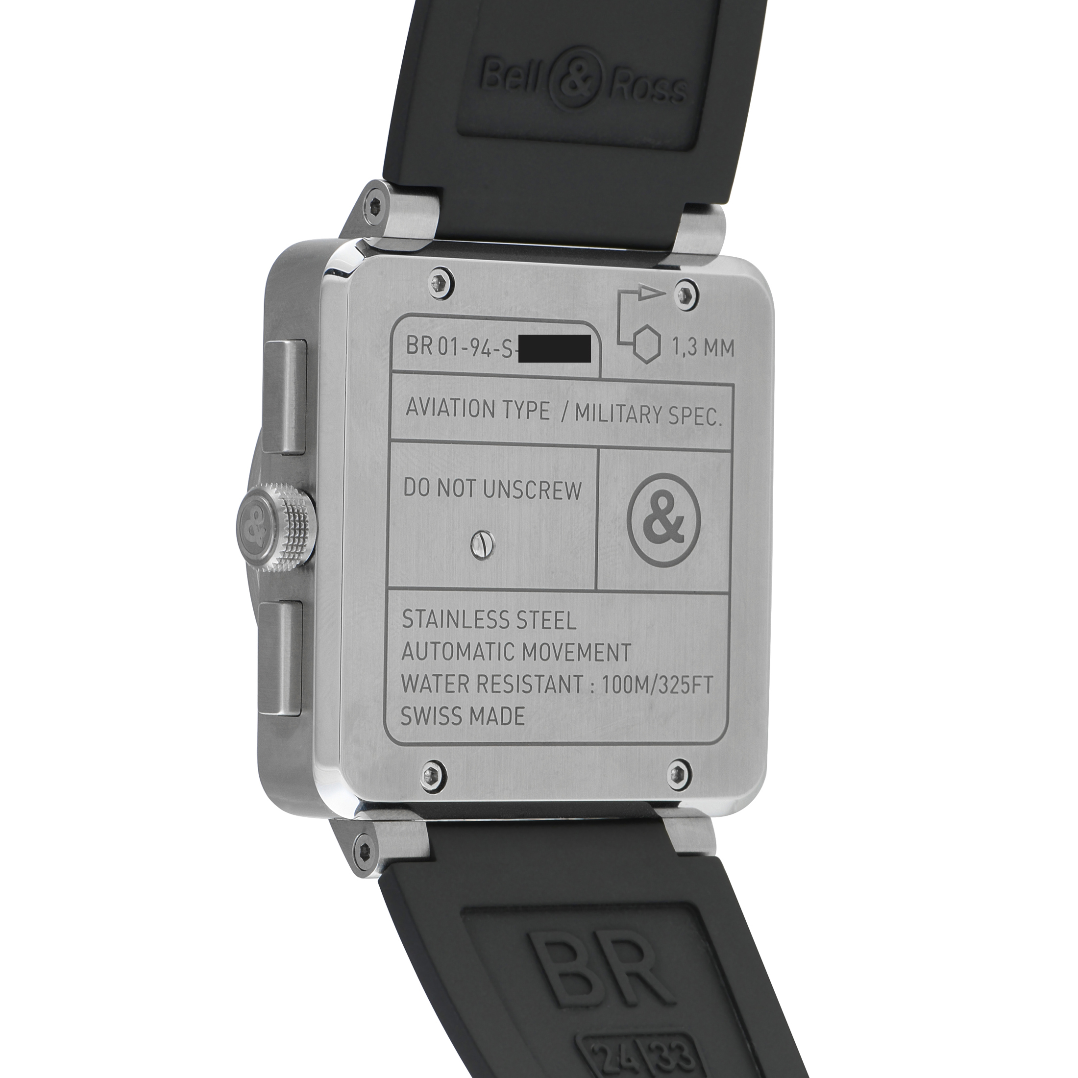 Bell & Ross BR01-94 Aviation Chronograph Steel Watch BR01-94 - Image 3