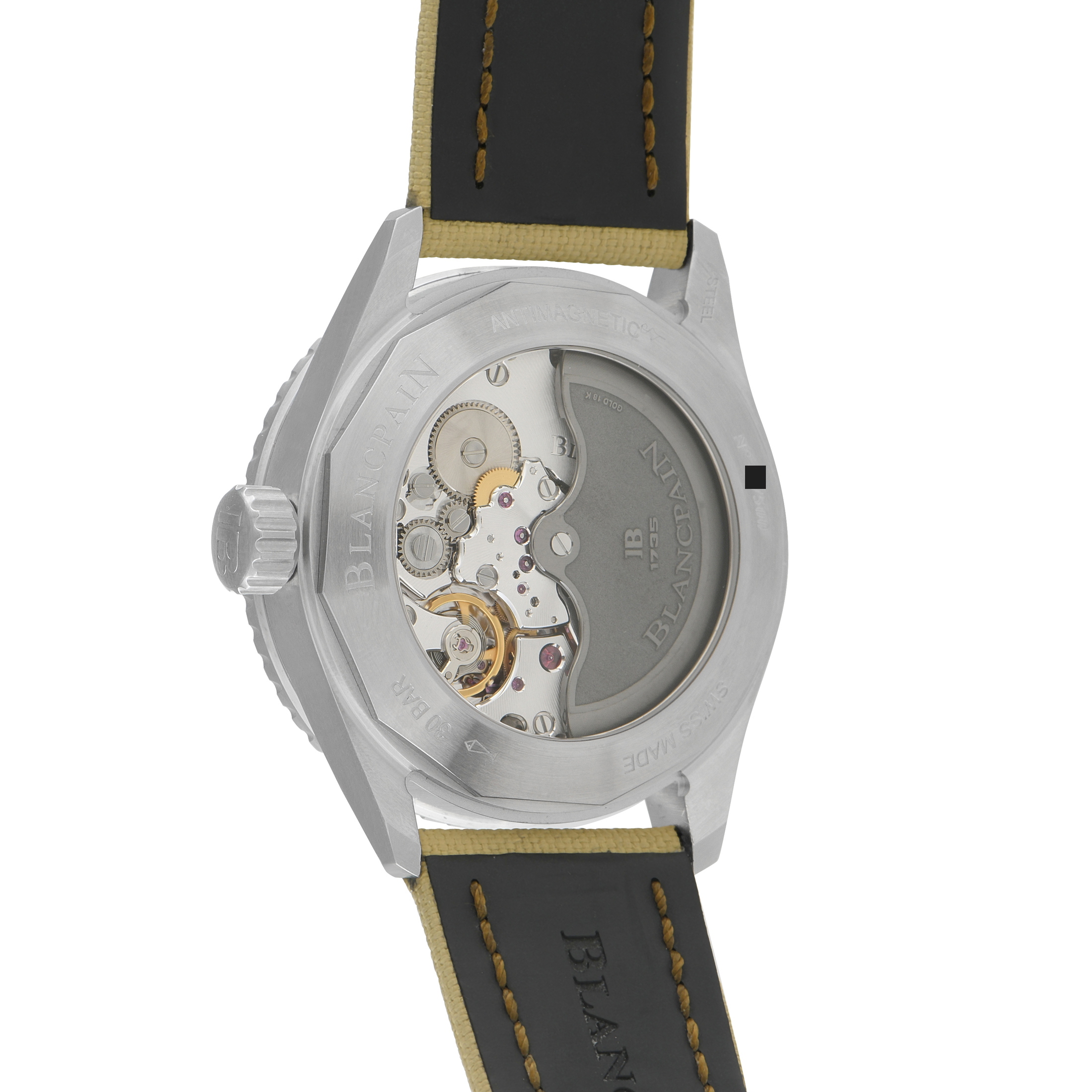 Blancpain Fifty Fathoms Bathyscaphe Day Date Desert Edition Steel Watch 5052-1146-E52A - Image 3