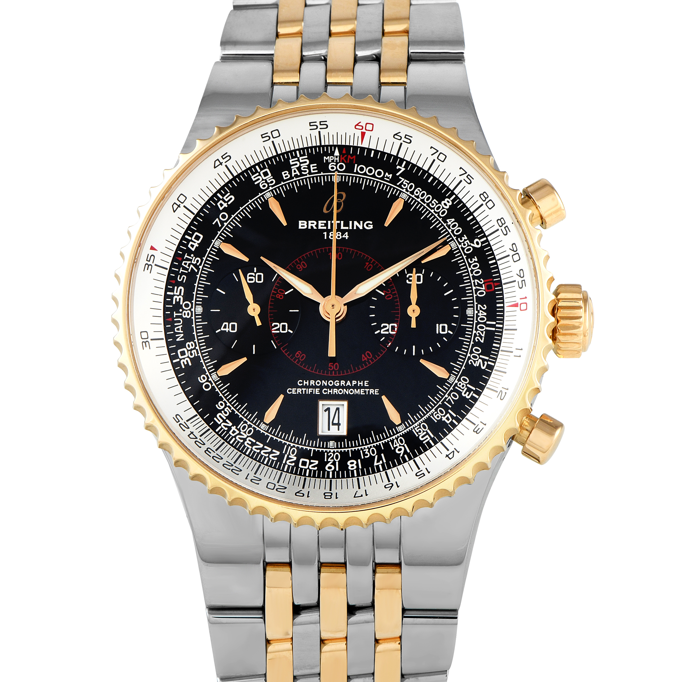Breitling Montbrillant Legende Two-Tone Watch C23340 - 47 mm
