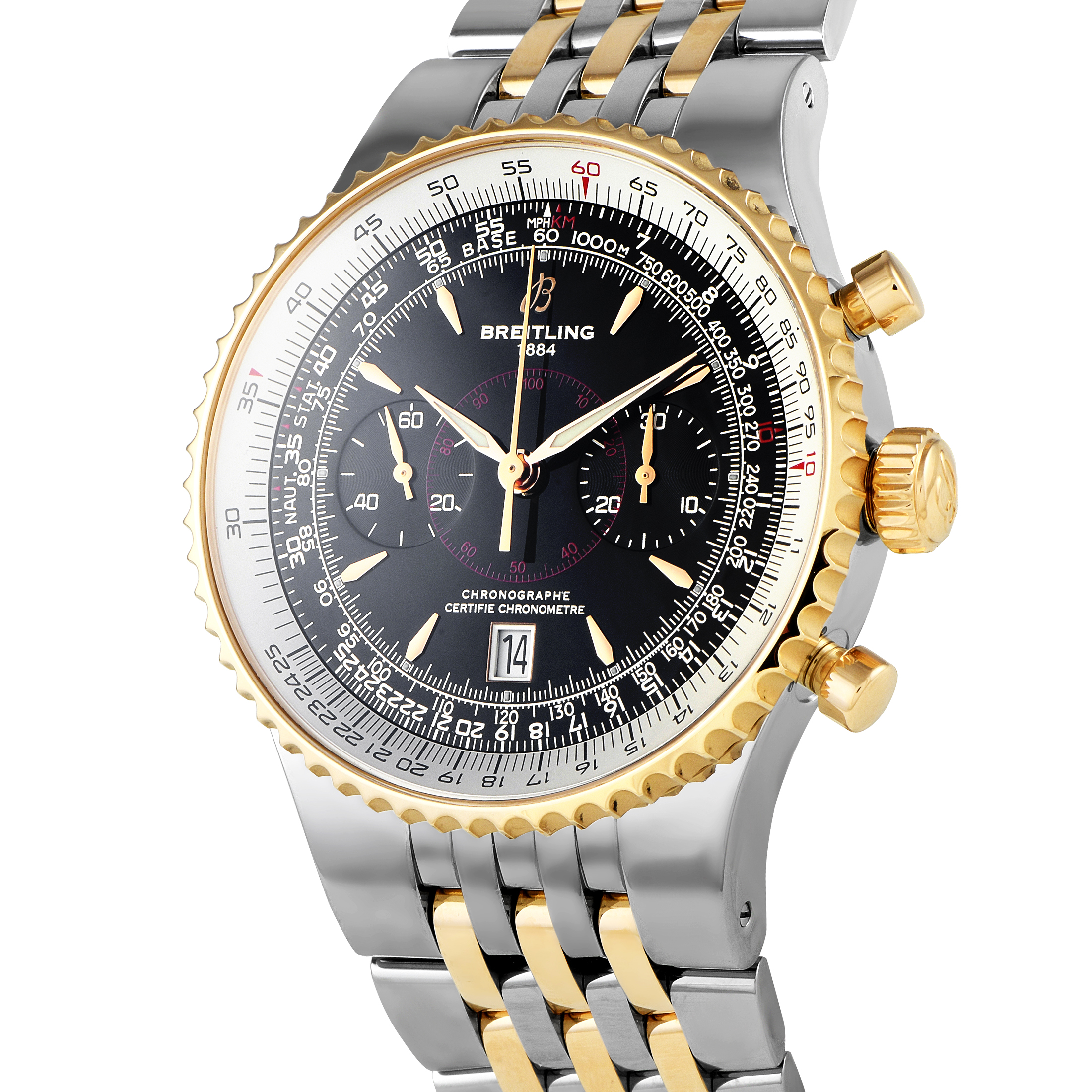 Breitling Montbrillant Legende Two-Tone Watch C23340 - Image 2