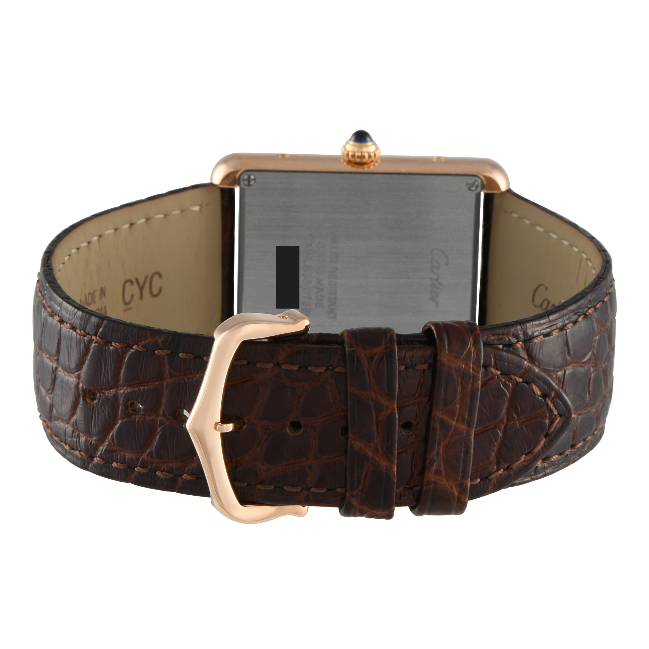 Cartier Tank Solo Large Model Rose Gold Watch W5200025 - Image 4