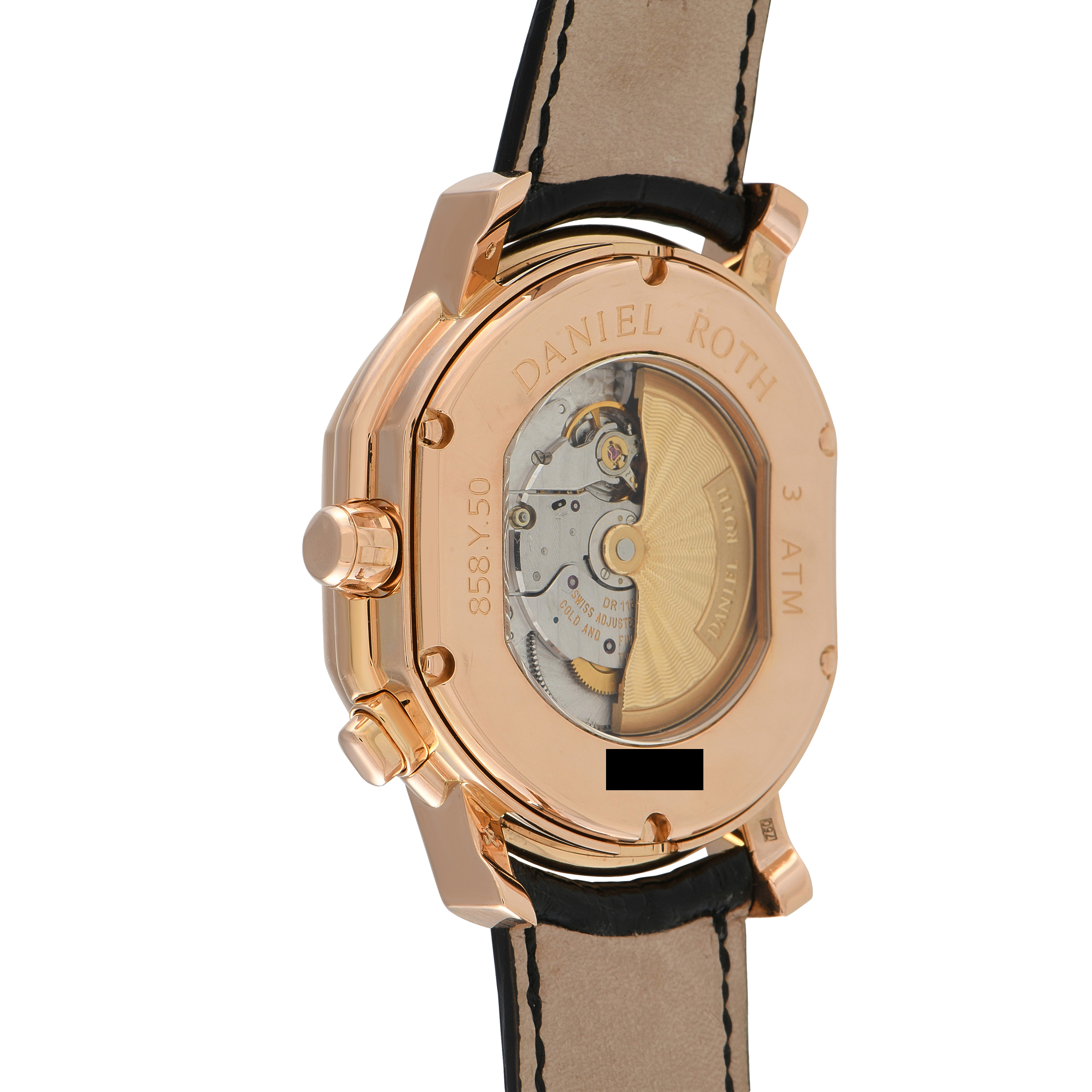Daniel Roth Academie Metropolitan Dual Time Zone Rose Gold Watch 858.Y.50.172.CCBD - Image 3