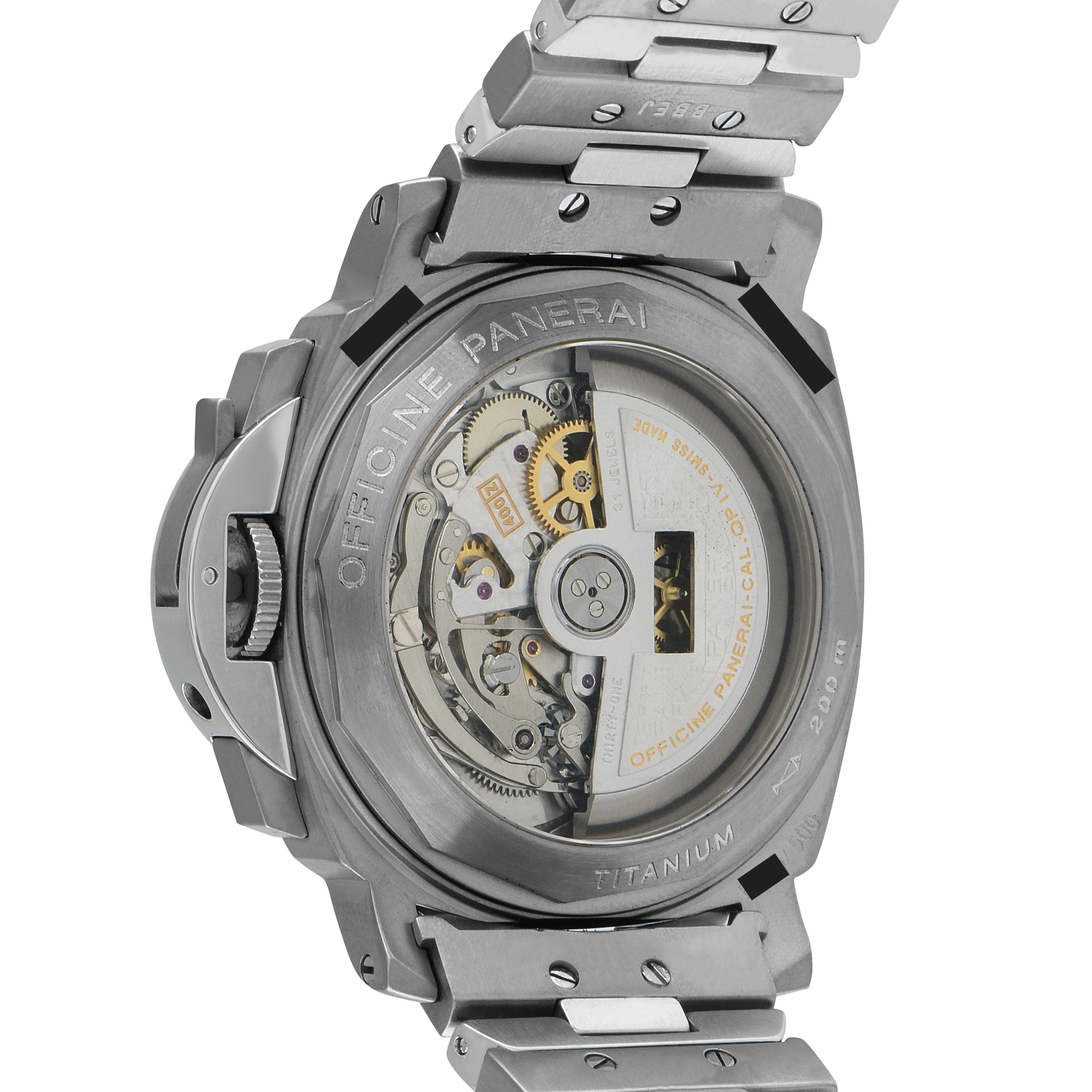Officine Panerai Luminor Chrono Titanium and Steel Watch PAM00052 - Image 3