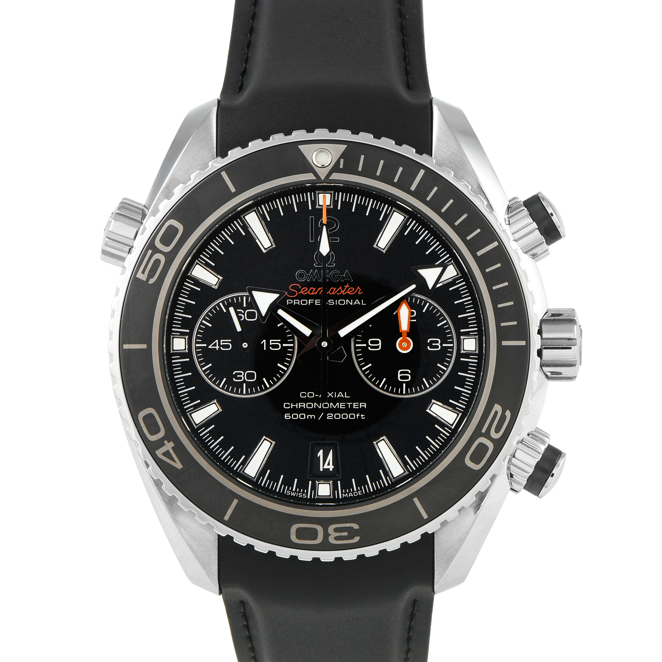 Omega Seamaster Planet Ocean Chronograph Steel Watch 232.32.46.52.01.003