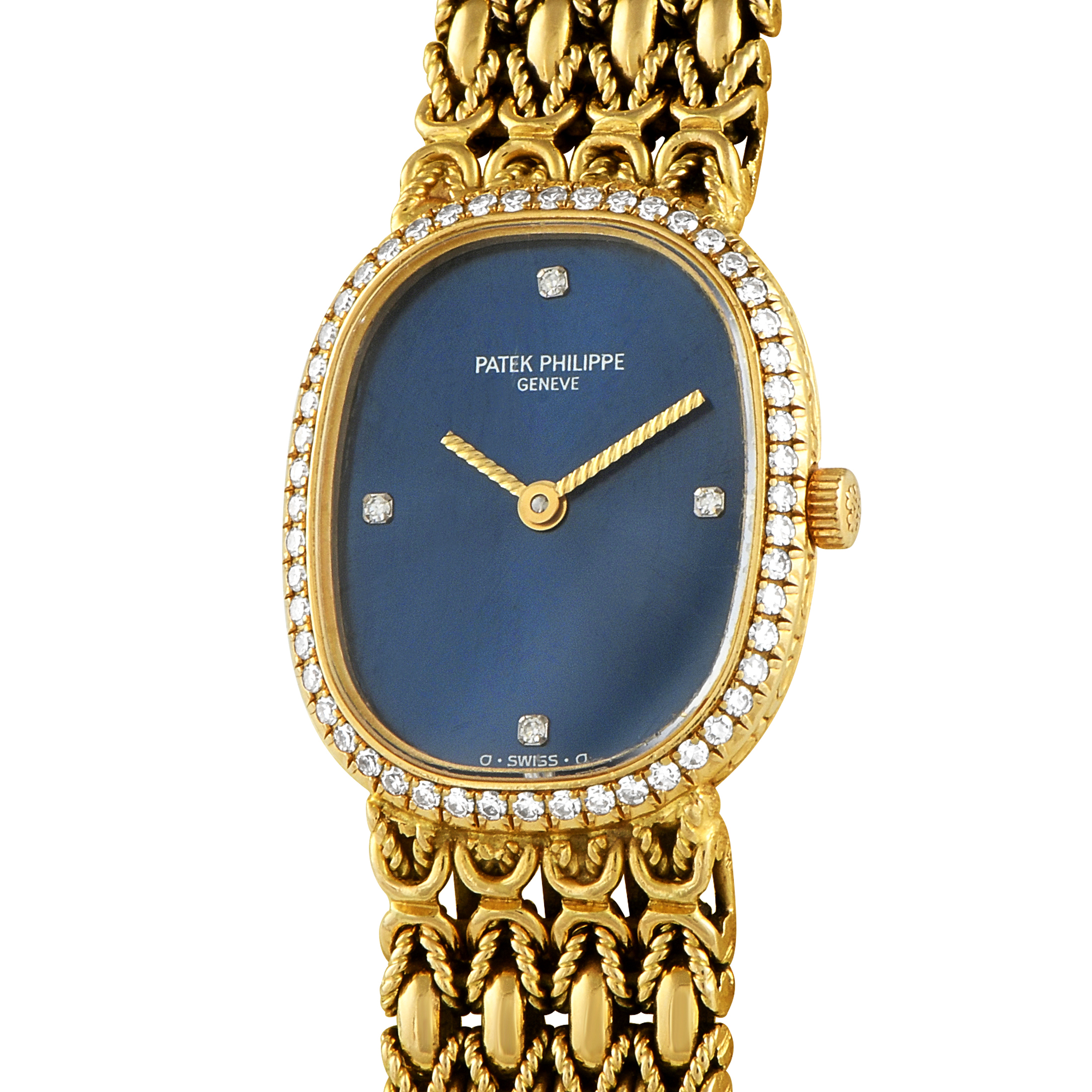 Patek Philippe Golden Ellipse Diamond Yellow Gold Watch 4698/001 - Image 2