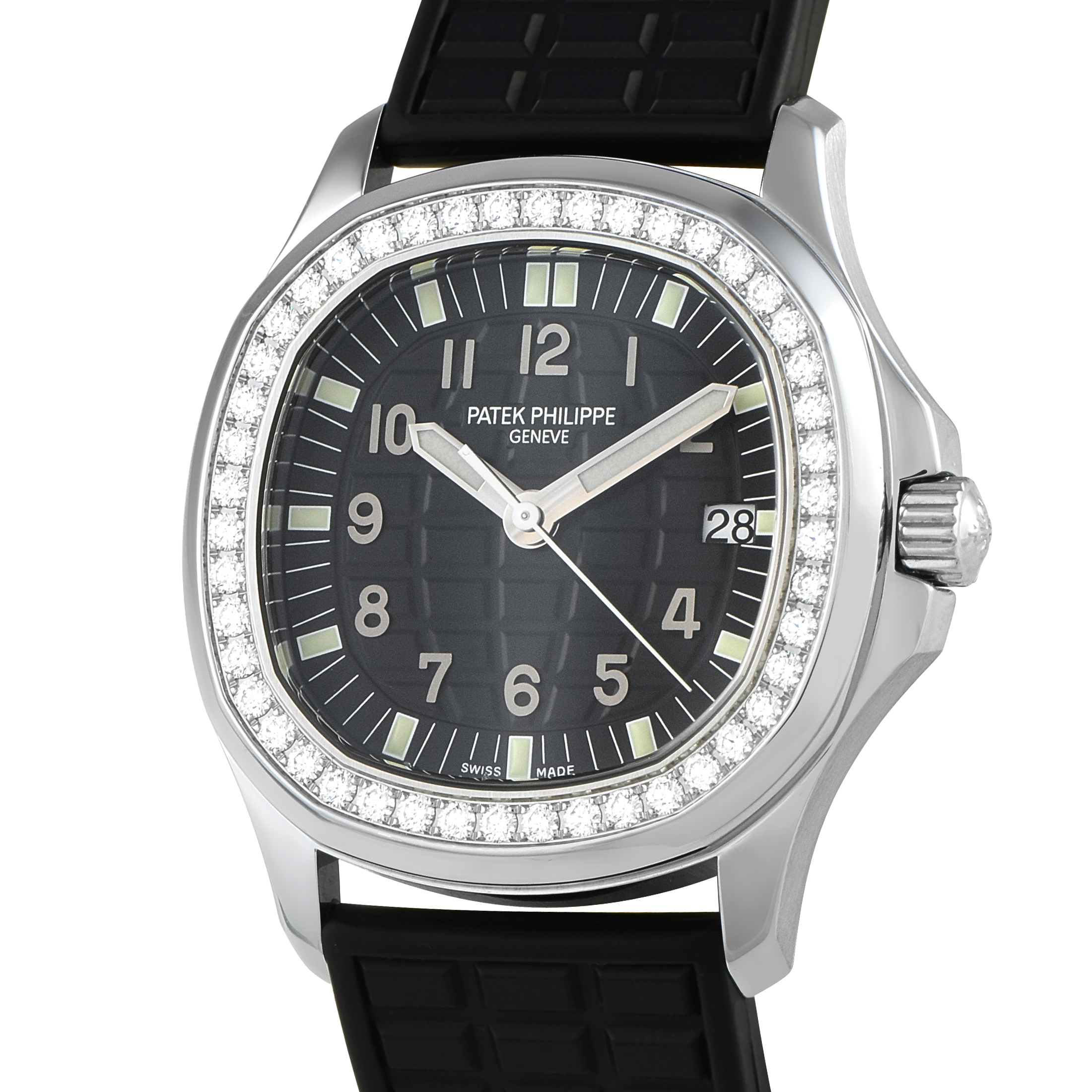 Patek Philippe Aquanaut Black Dial Diamond Bezel Steel Watch 5067A -001 - Image 2