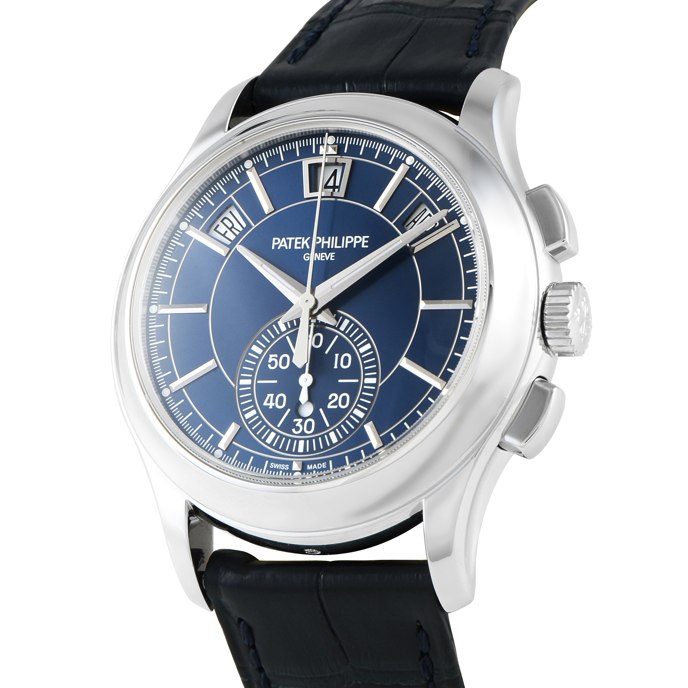 Patek Philippe Annual Calendar Chronograph Platinum Watch 5905P-010 - Image 2