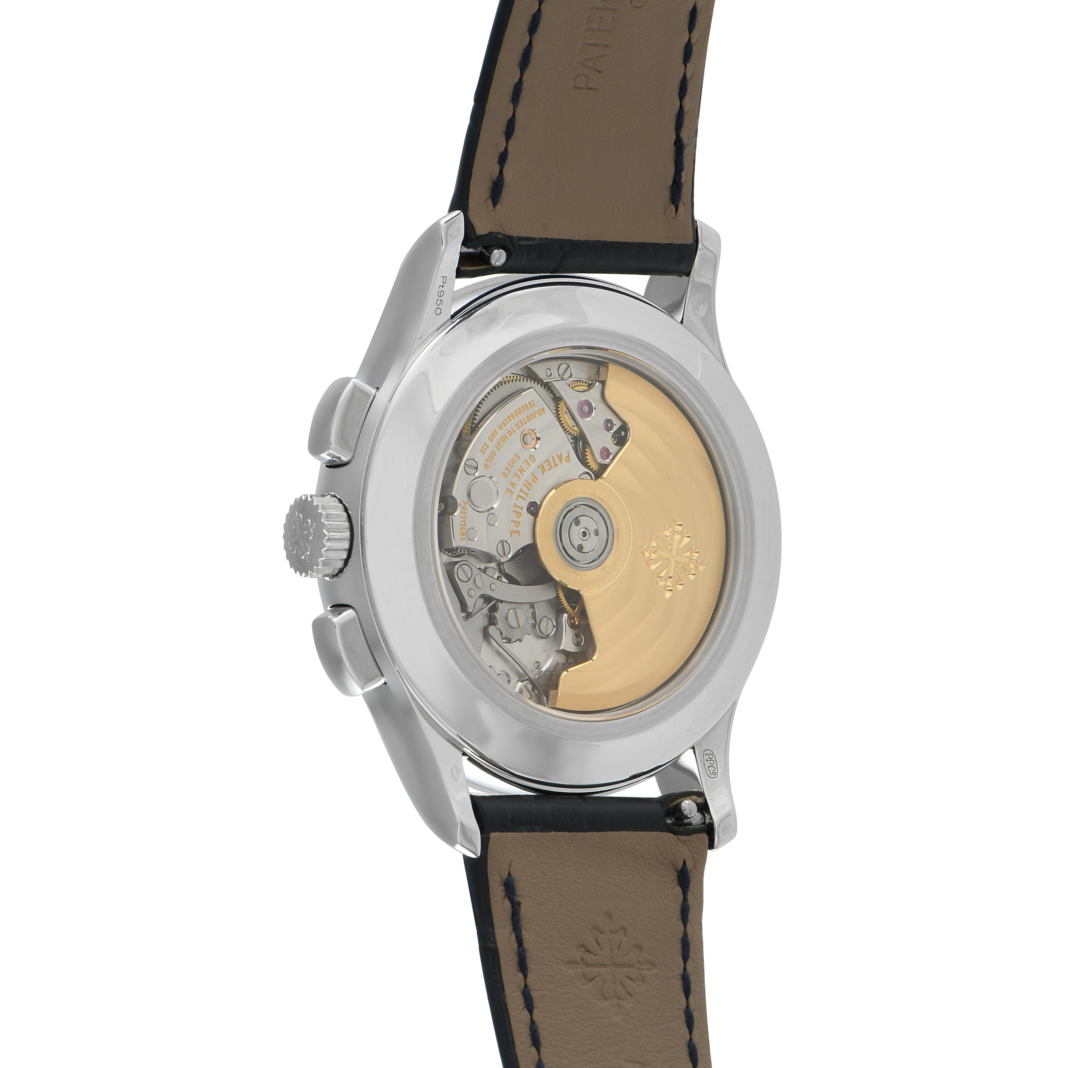 Patek Philippe Annual Calendar Chronograph Platinum Watch 5905P-010 - Image 3
