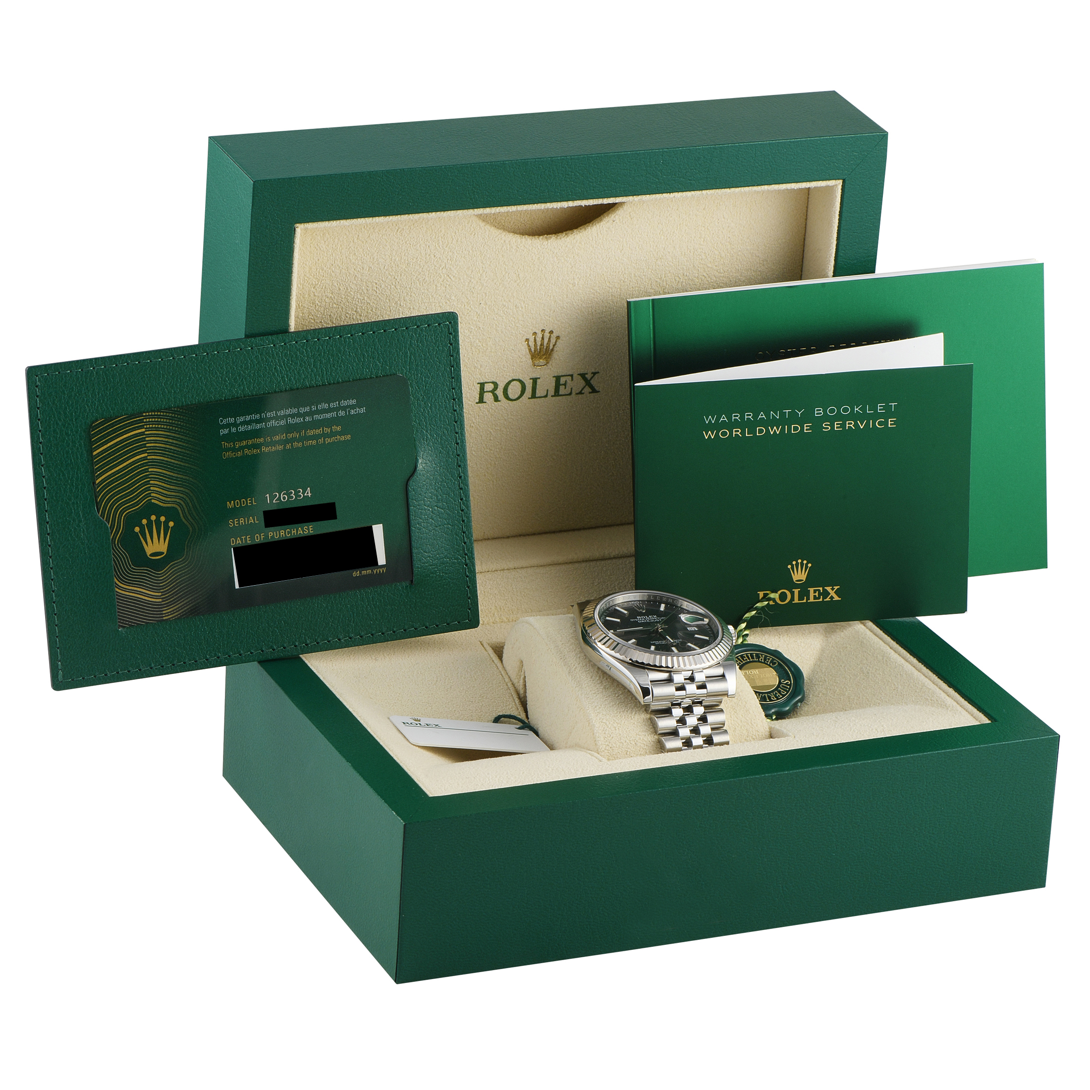 Rolex Datejust 41 Slate Dial Steel Jubilee Watch 126334 - Image 5