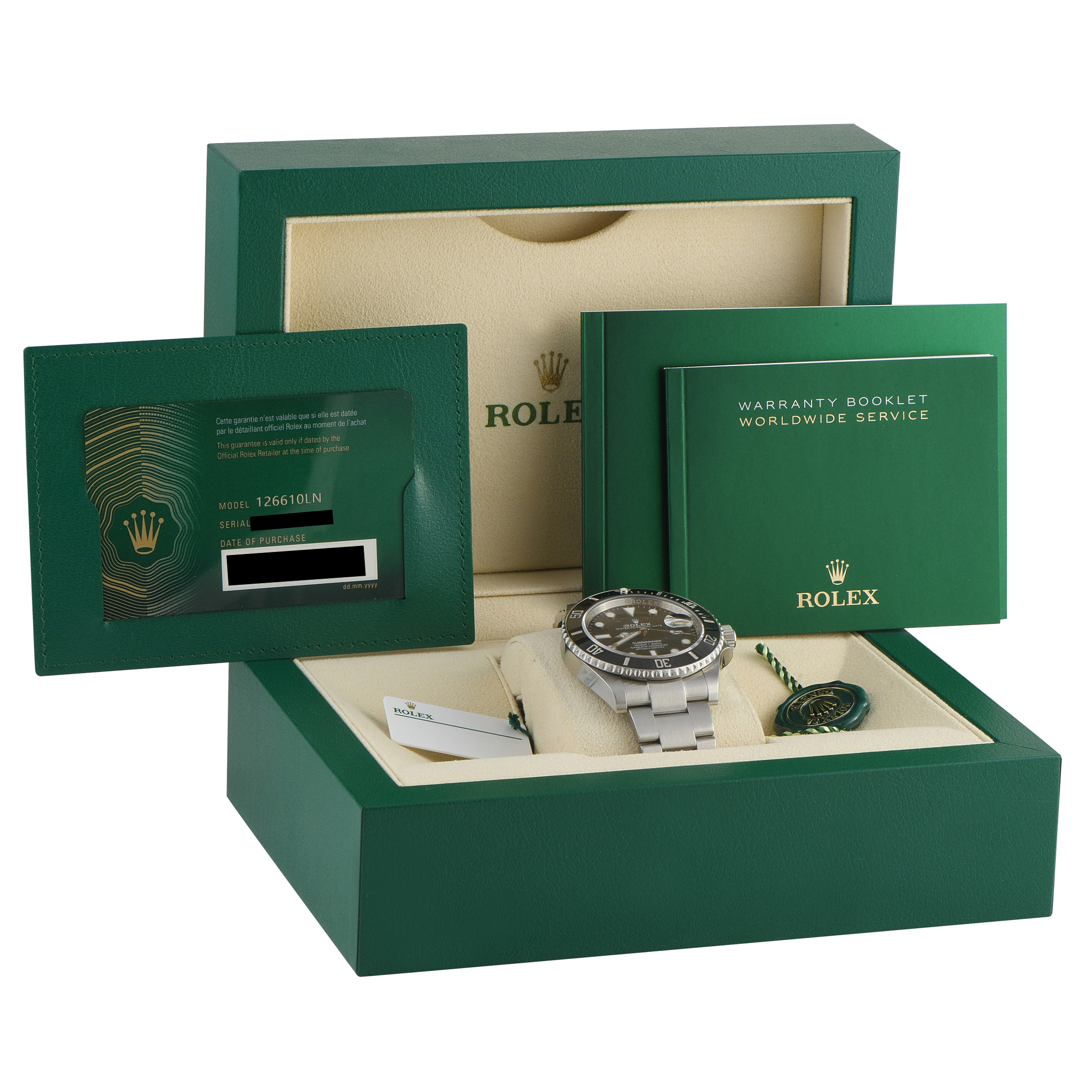 Rolex Submariner Date Steel Oyster Watch 126610LN - Image 5