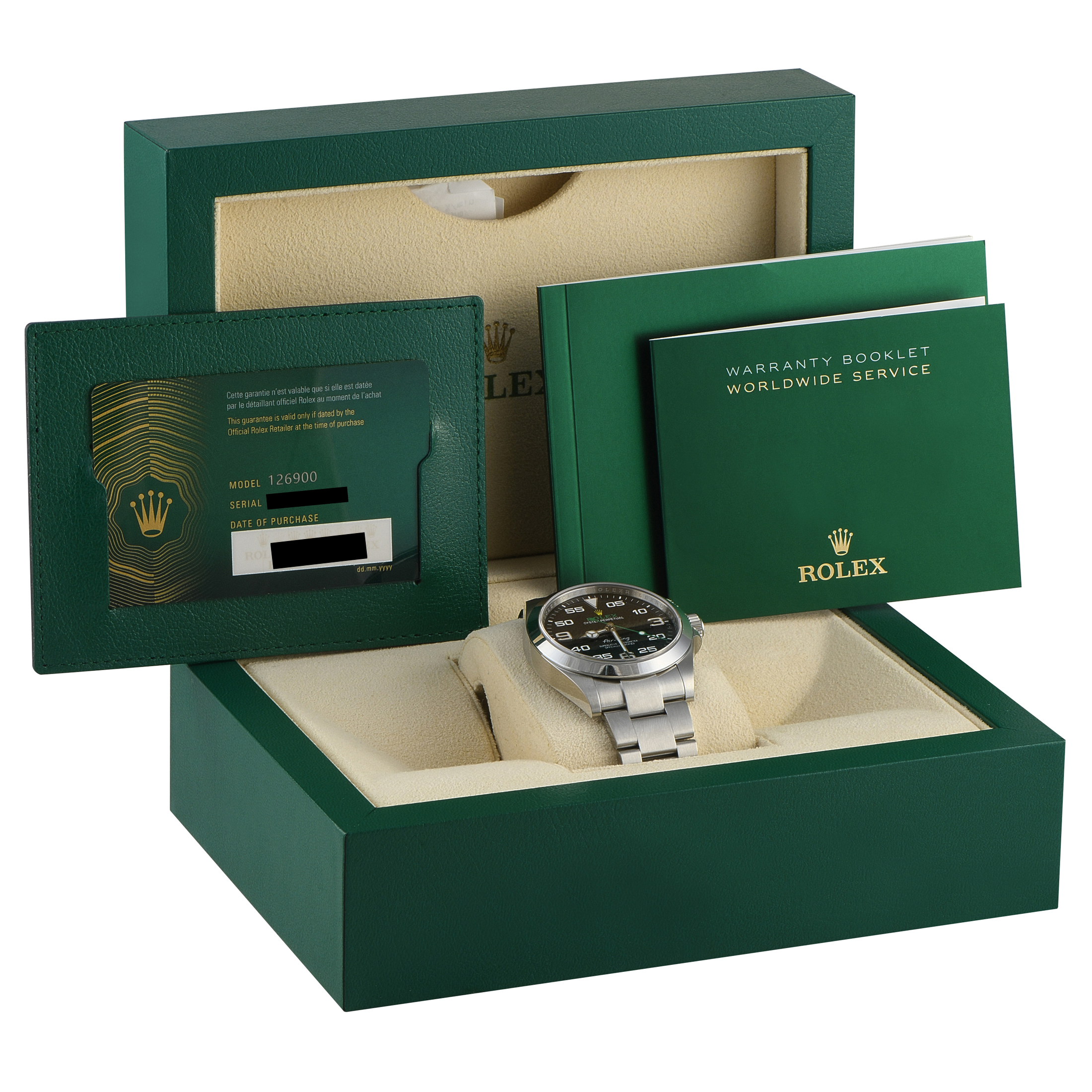 Rolex Air-King Steel Watch 126900 - Image 5