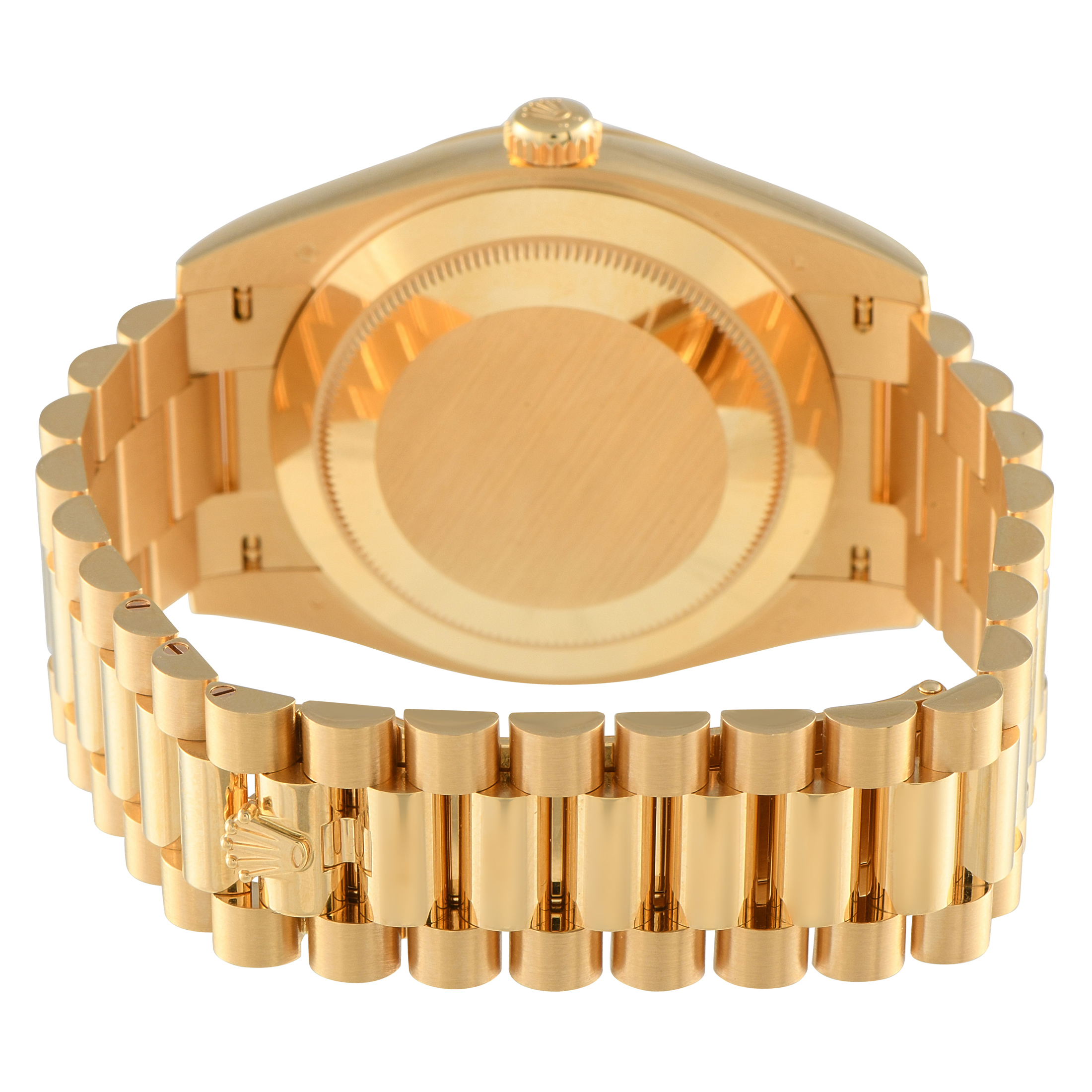 Rolex Day-Date 40 Green Roman Dial Yellow Gold President Watch 228238 - Image 4
