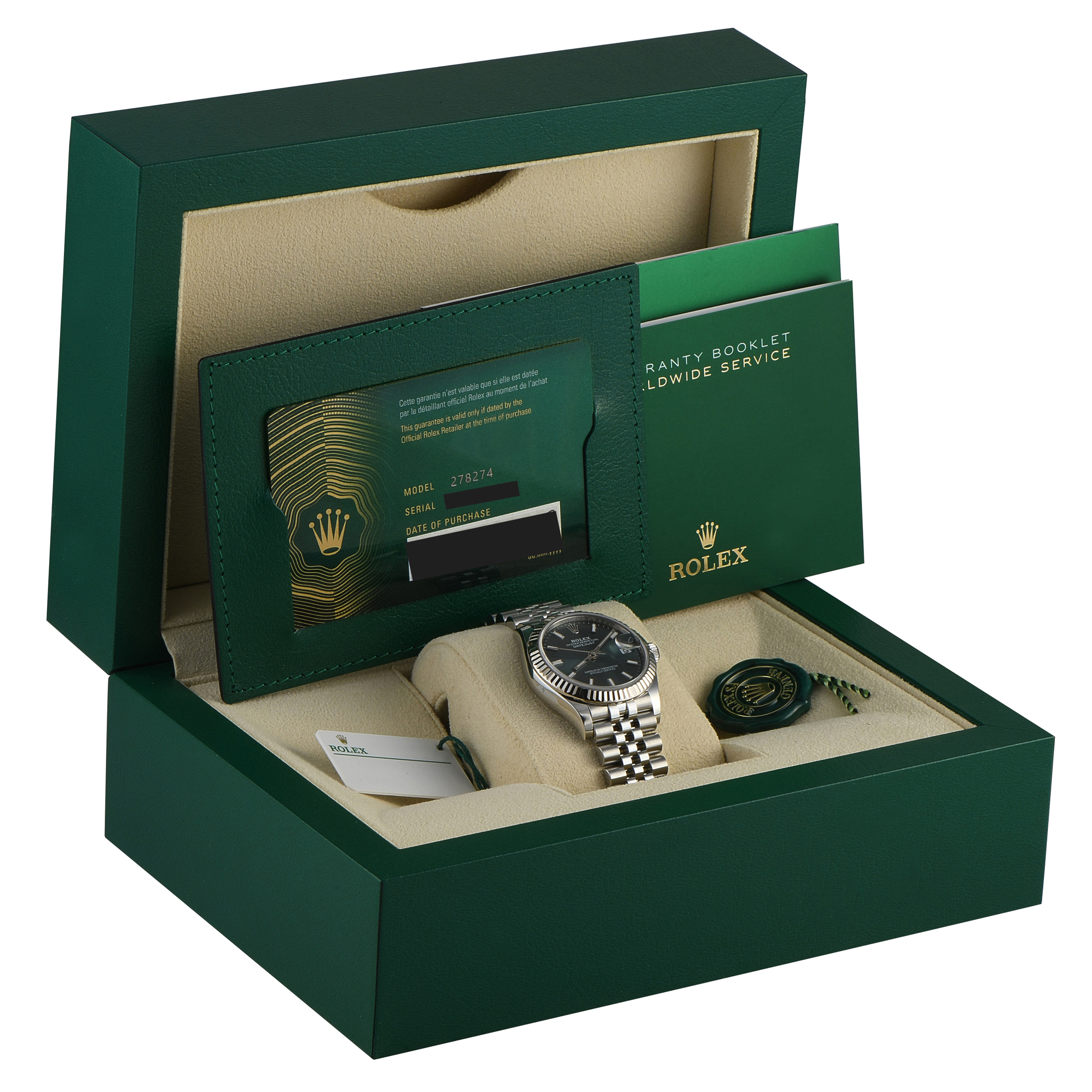 Rolex Datejust 31 Mint Green Dial Steel Jubilee Watch M278274 - Image 5