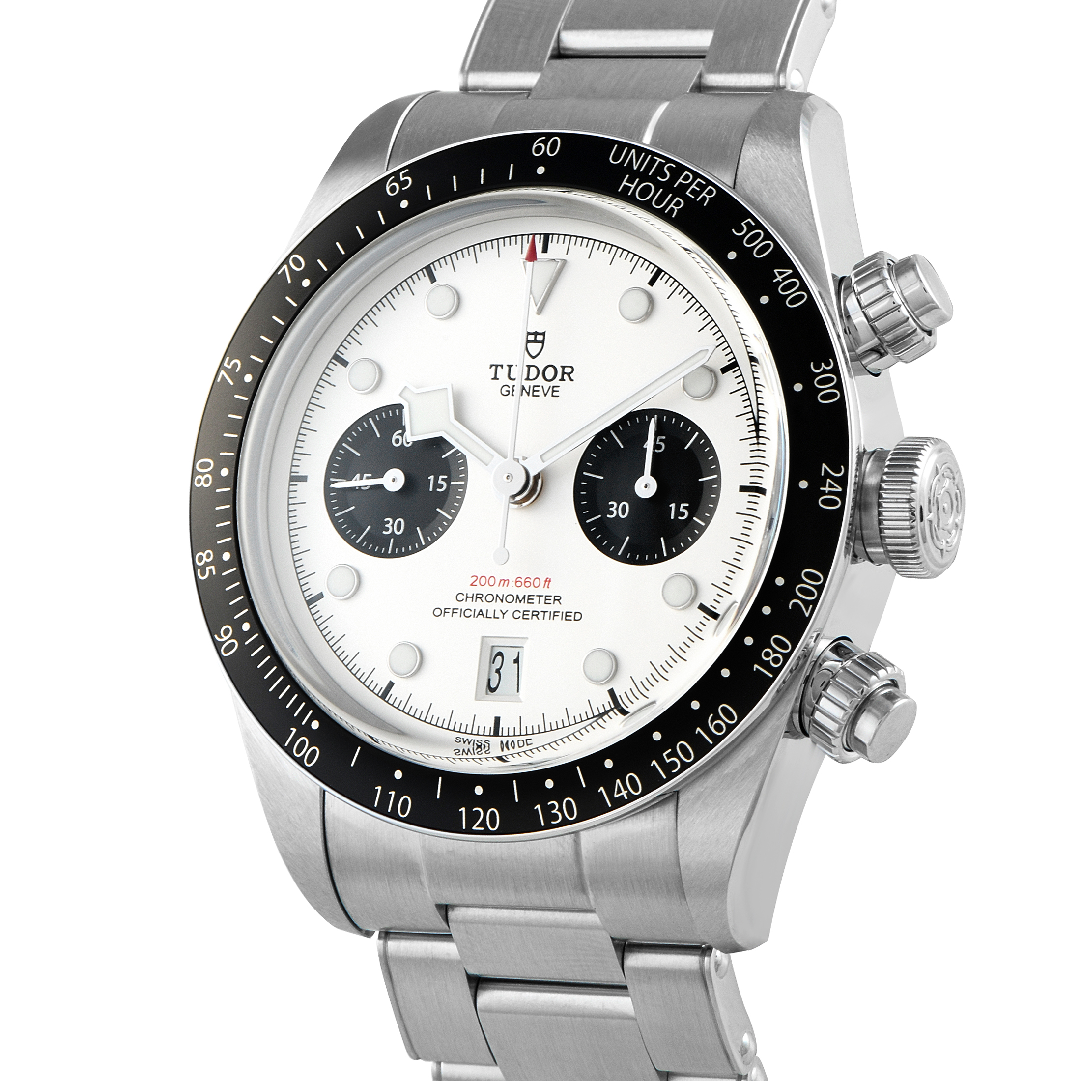 Tudor Black Bay Chrono White Dial Steel Watch 79360N - Image 2