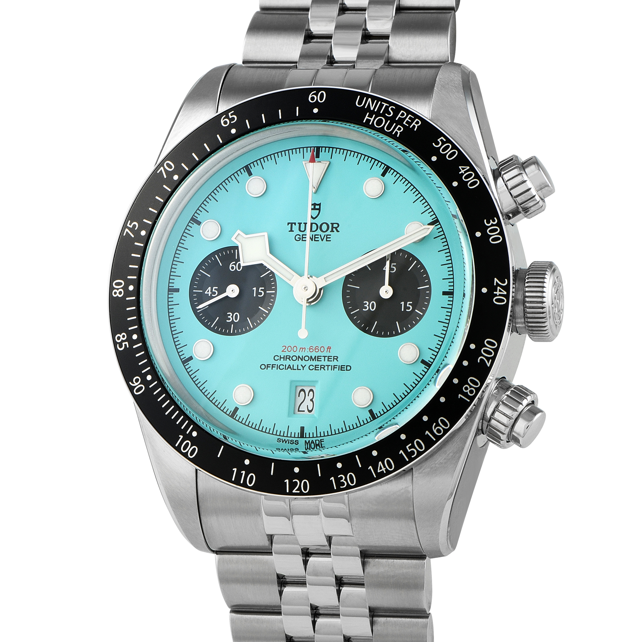 Tudor Black Bay Chrono Turquoise Dial Steel Watch 79360N-024 - Image 2