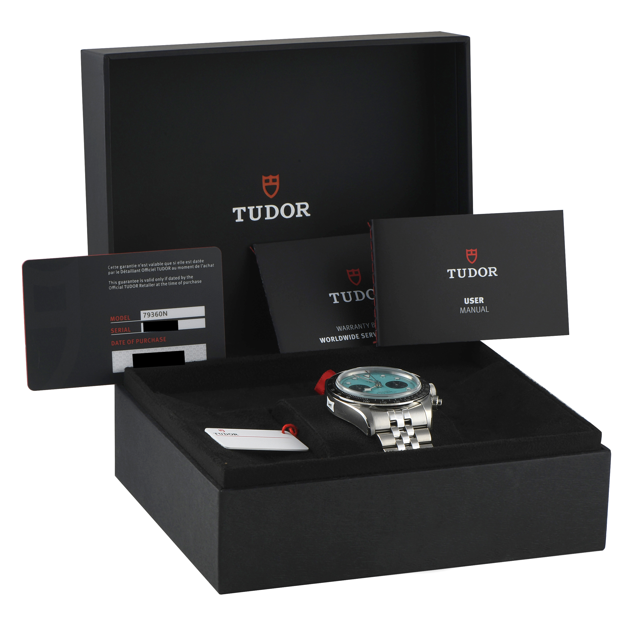 Tudor Black Bay Chrono Turquoise Dial Steel Watch 79360N-024 - Image 5