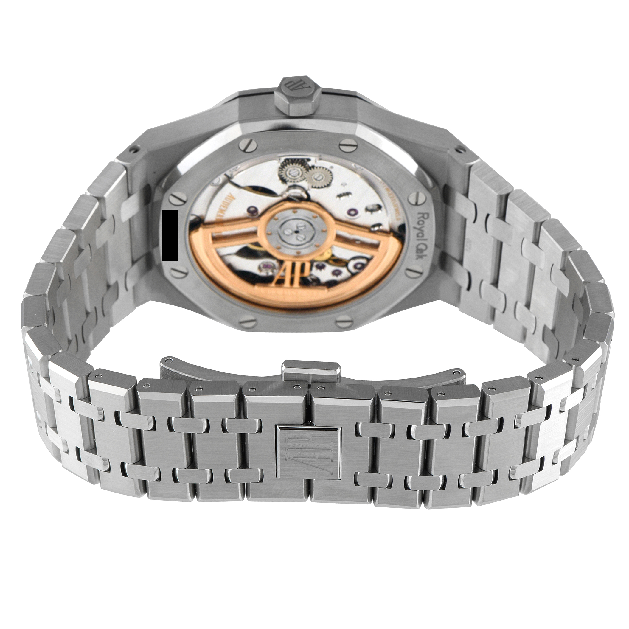 Audemars Piguet Royal Oak Black Dial Steel Watch 15500ST.OO.1220ST.03 - Image 4
