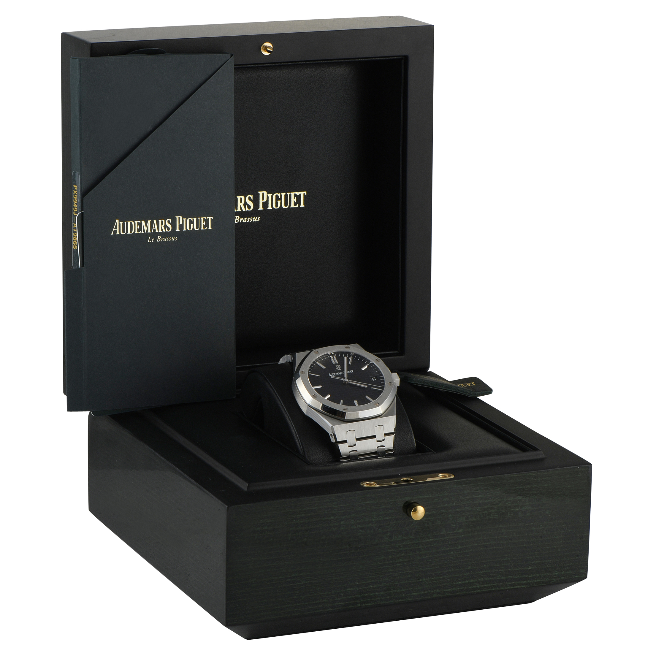 Audemars Piguet Royal Oak Black Dial Steel Watch 15500ST.OO.1220ST.03 - Image 5