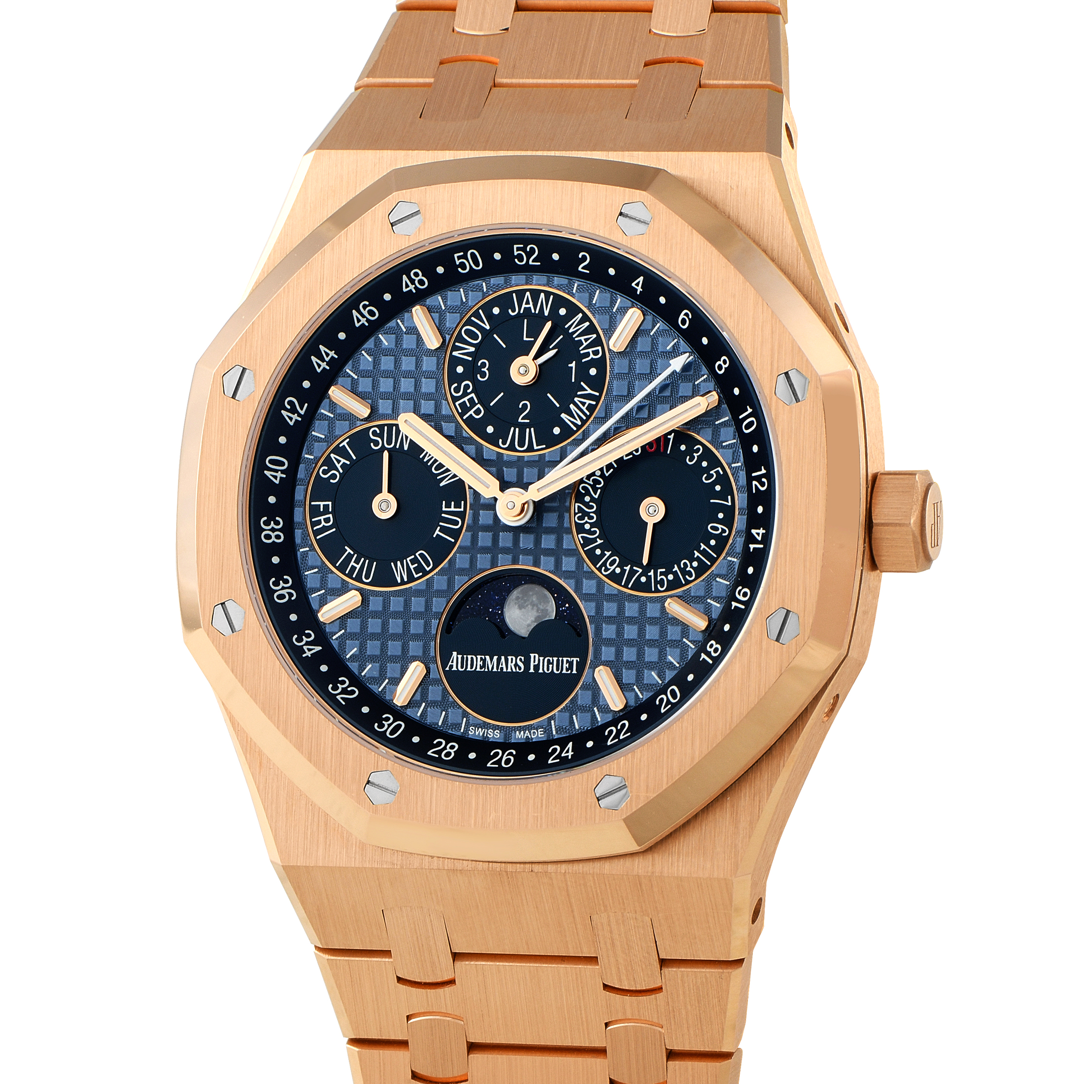 Audemars Piguet Royal Oak Perpetual Calendar Rose Gold Watch 26574OR.OO.1220OR.02 - Image 2