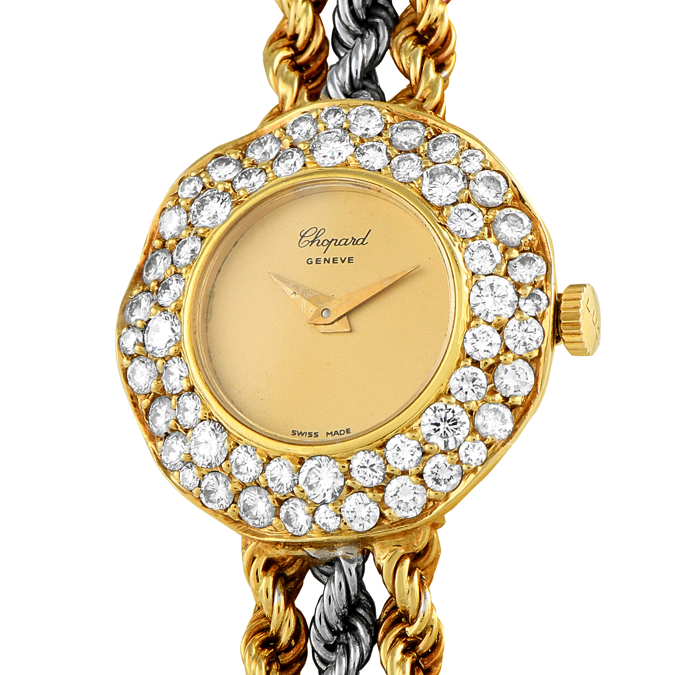 Chopard 1.50ct Diamond Yellow Gold Ladies Watch - Image 2