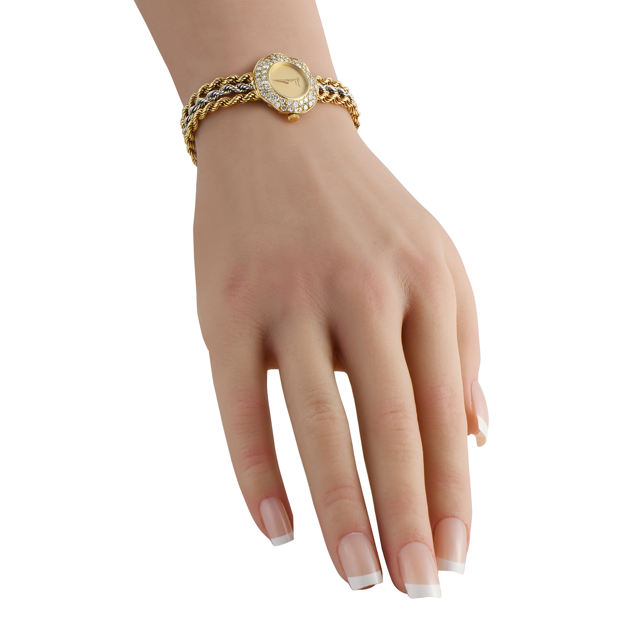Chopard 1.50ct Diamond Yellow Gold Ladies Watch - Image 3
