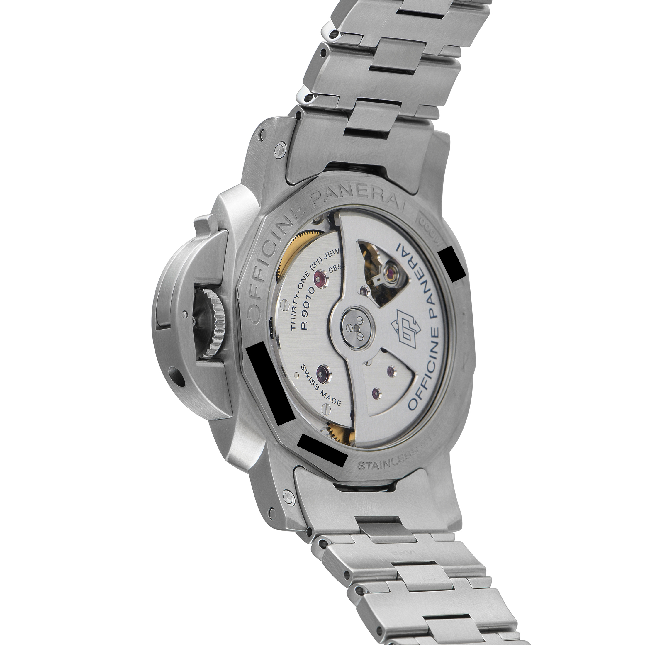 Officine Panerai Luminor Marina Blue Dial Steel Watch PAM01028 - Image 3