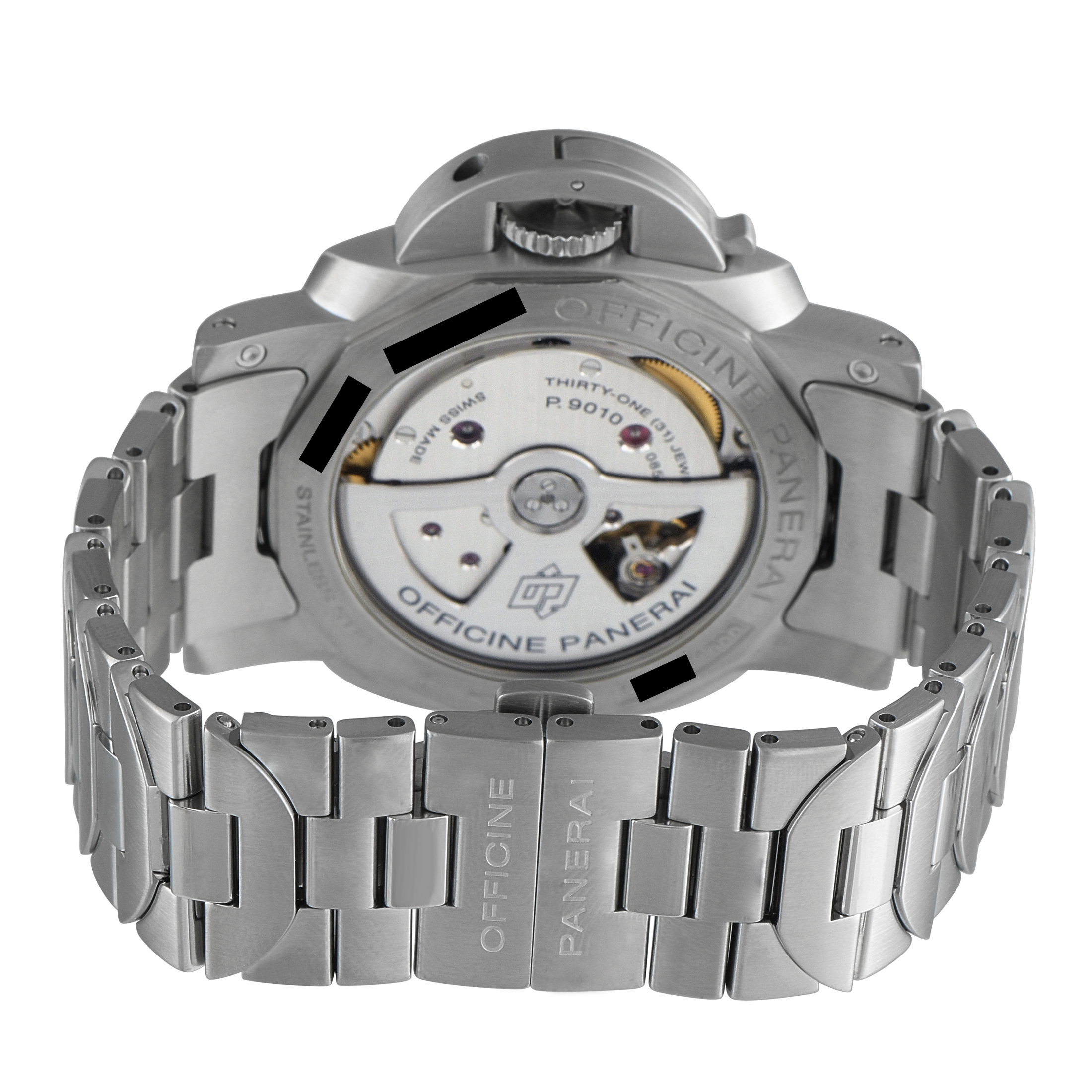 Officine Panerai Luminor Marina Blue Dial Steel Watch PAM01028 - Image 4