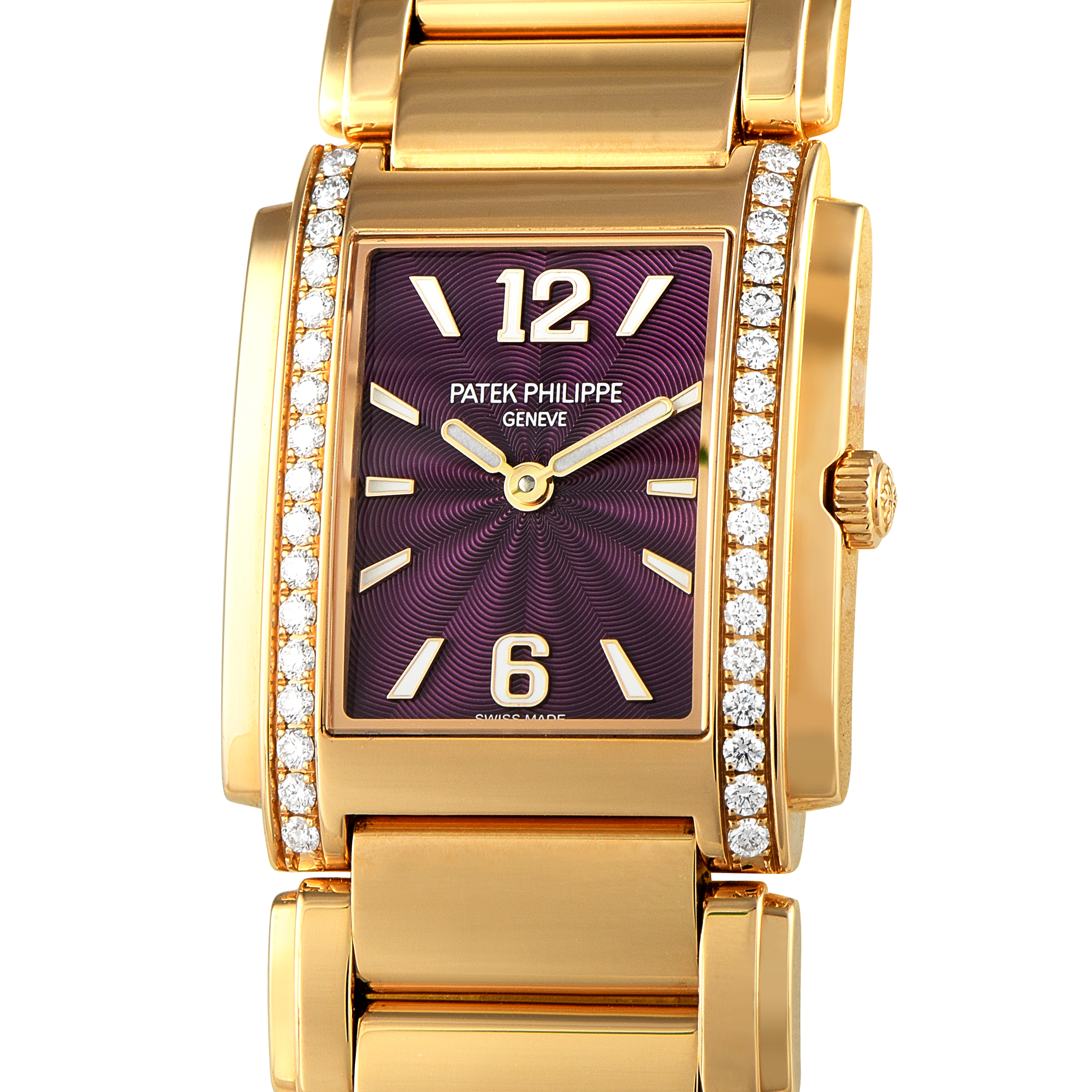 Patek Philippe Twenty~4 Diamond and Rose Gold Quartz Watch 4910-1201R-010 - Image 2