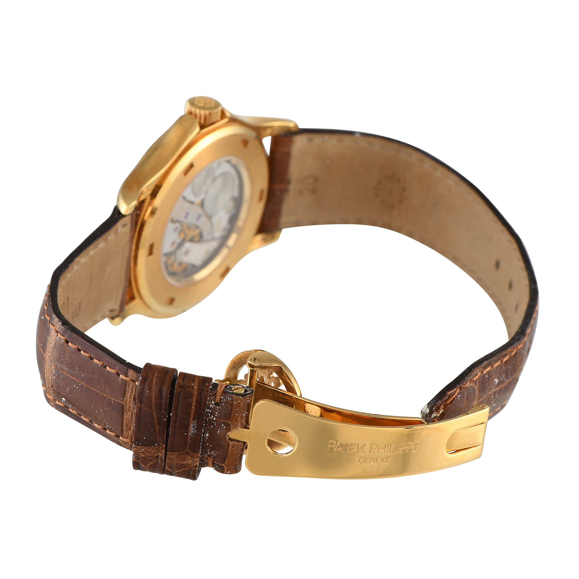Patek Philippe Calatrava Travel Time Yellow Gold Watch 5134J-001 - Image 4