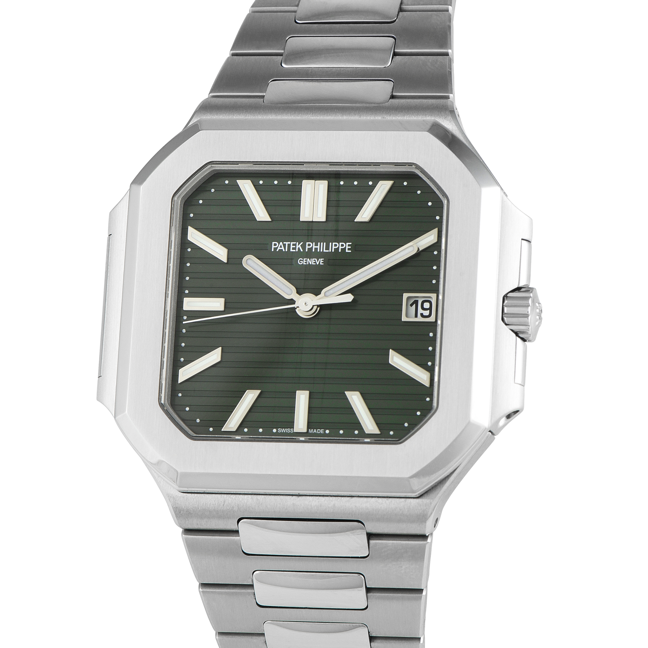 Patek Philippe Cubitus Olive Green Dial Steel Watch 5821/1A-001 - Image 2