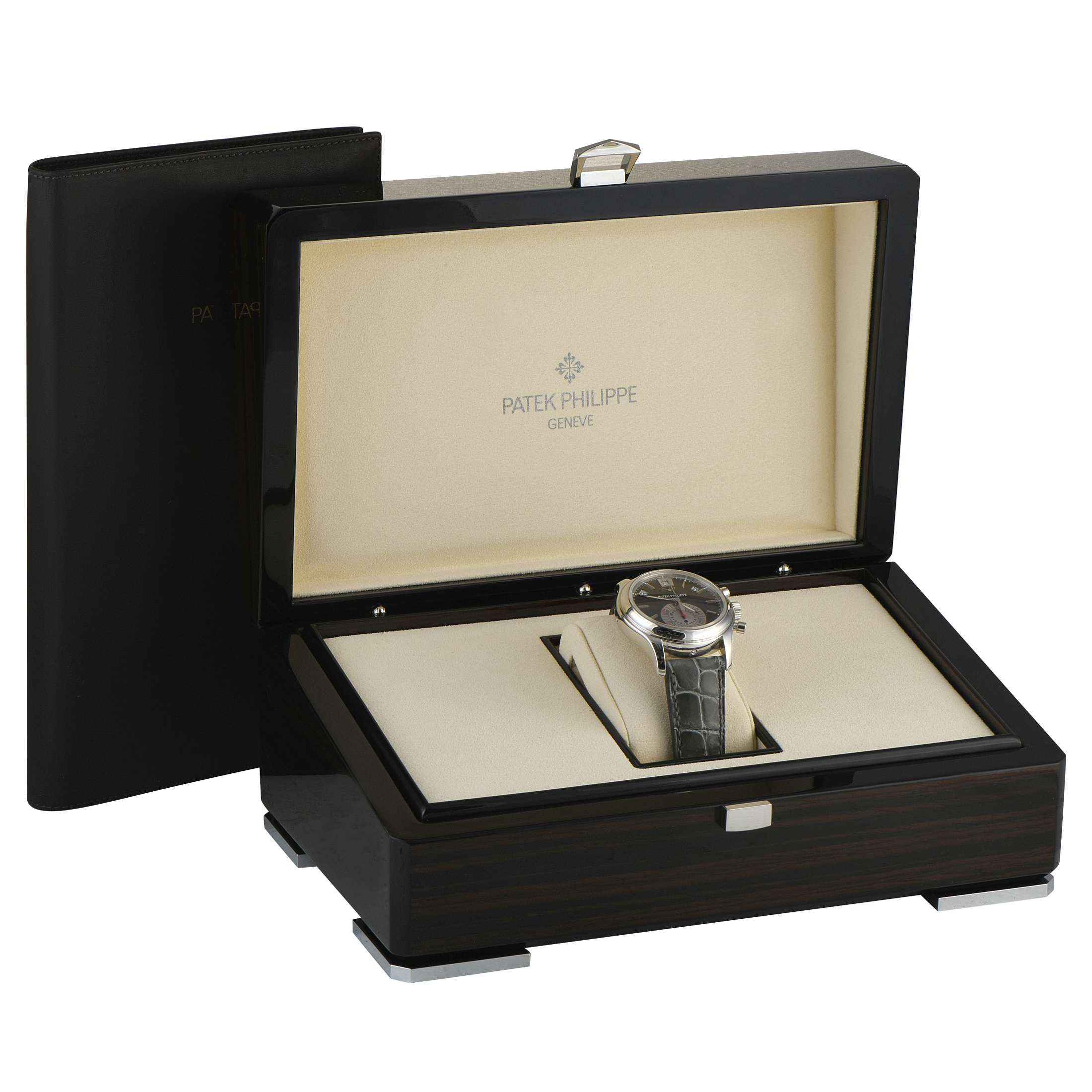 Patek Philippe Annual Calendar Chronograph Platinum Watch 5960P-001 - Image 5