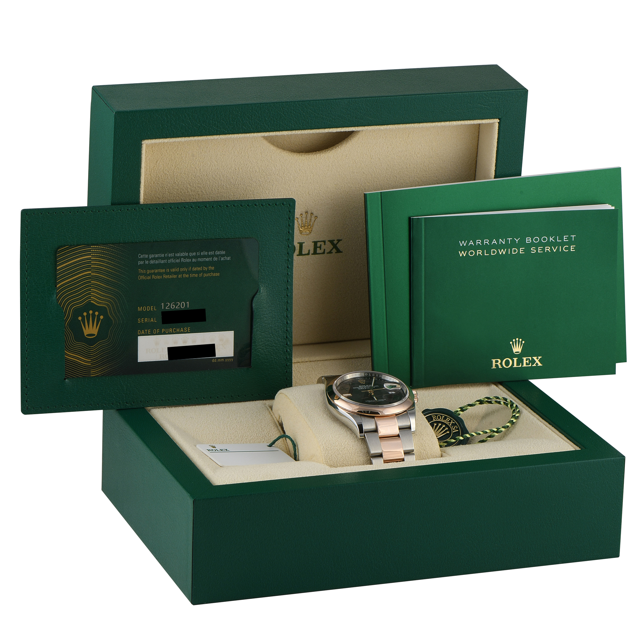 Rolex Datejust 36 Wimbledon Dial Two-Tone Oyster Watch 126201 - Image 5