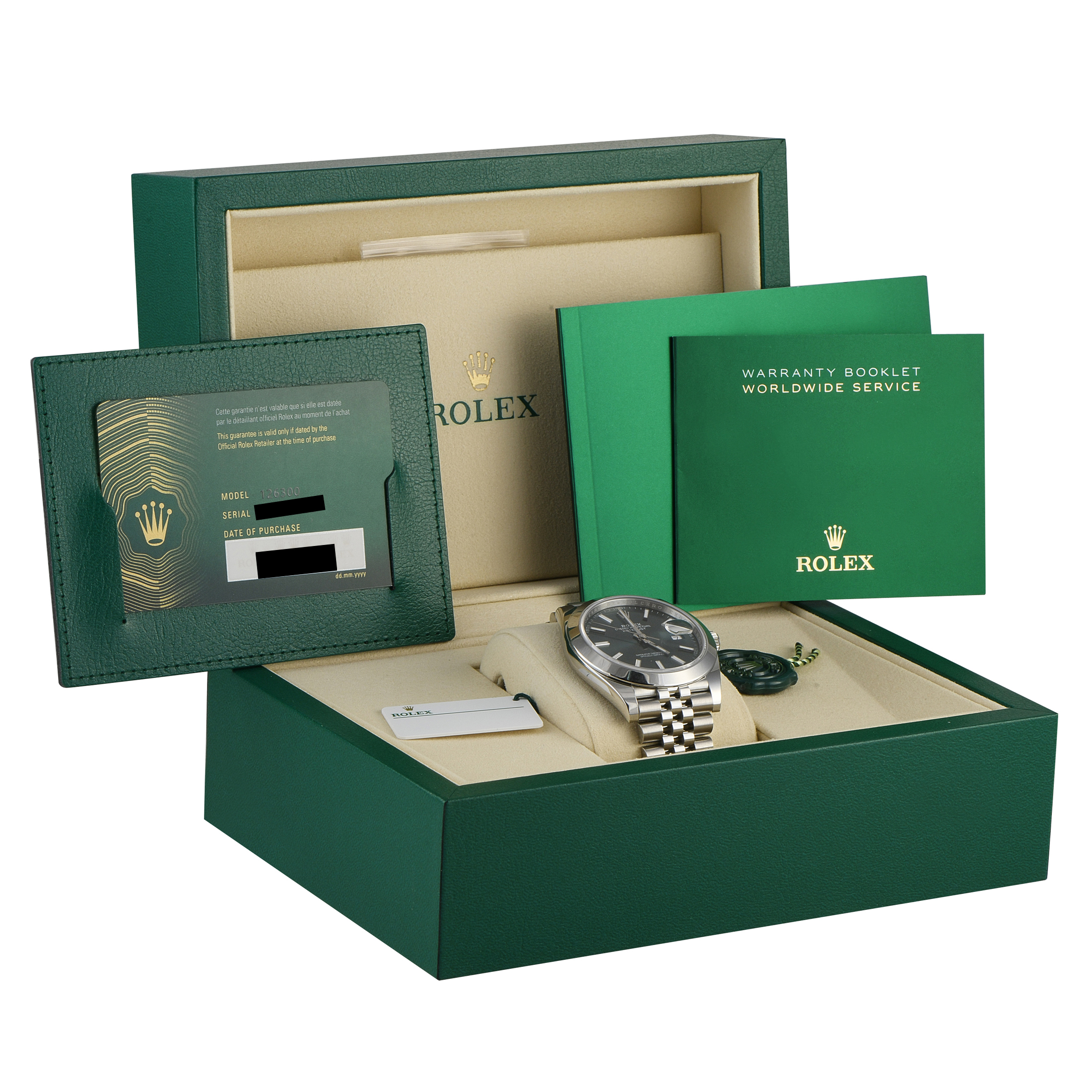 Rolex Datejust 41 Mint Green Dial Steel Jubilee Watch 126300 - Image 5